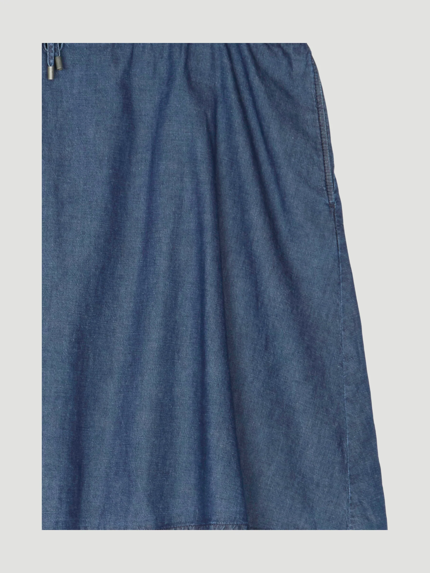 Secondhand Jeansrock aus Bio-Baumwolle mit Leinen - Image 3
