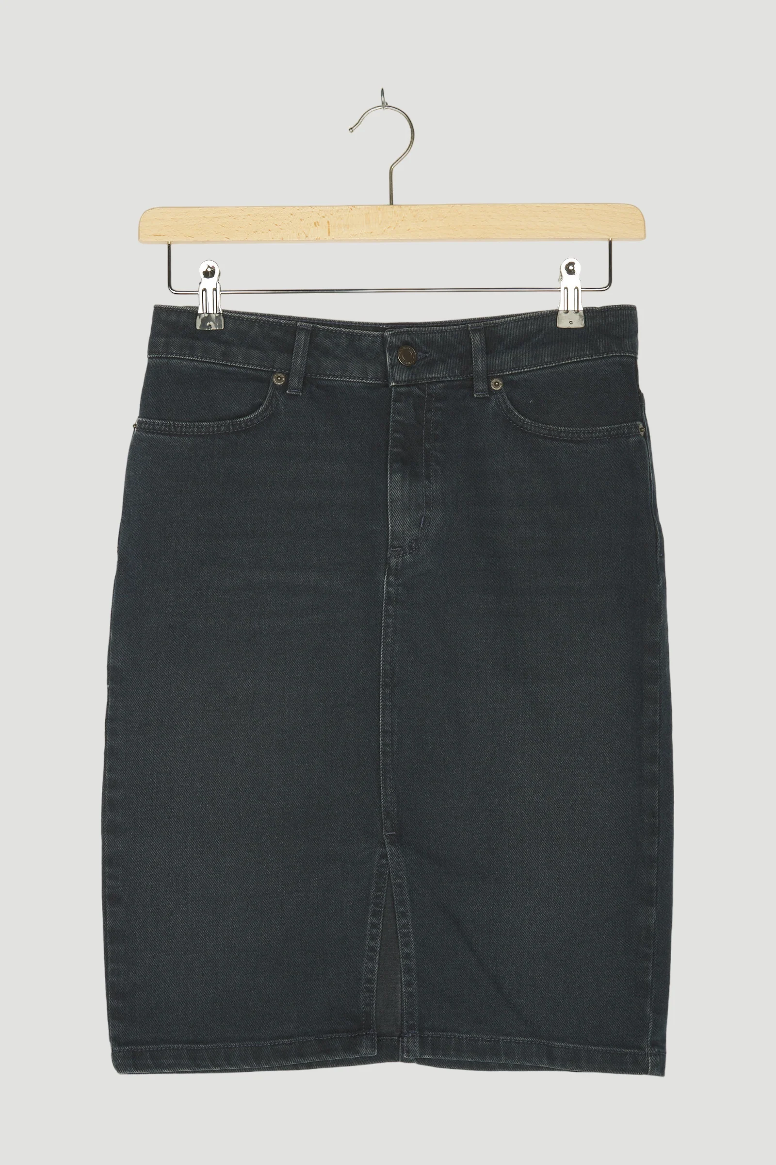 Secondhand Jeansrock aus Bio-Denim