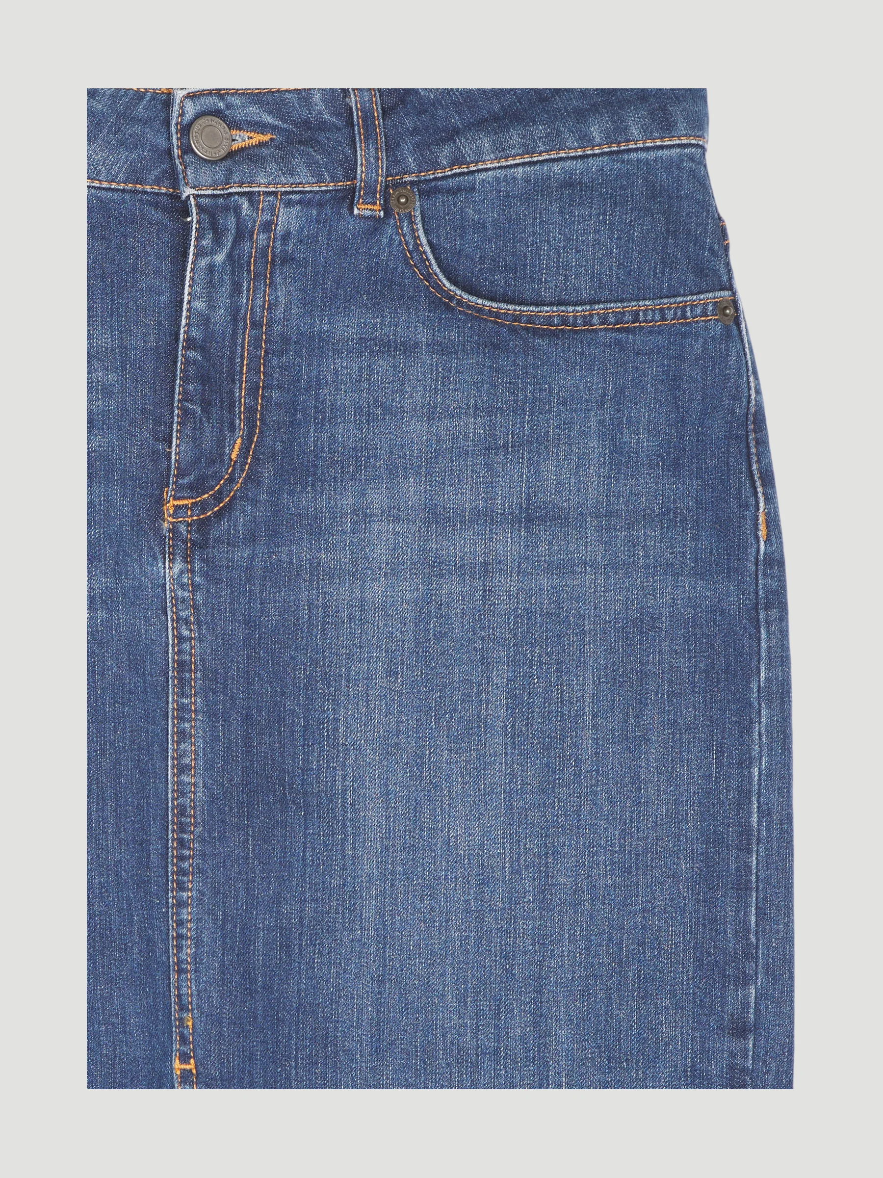 Secondhand Jeansrock aus Bio-Denim - Image 3