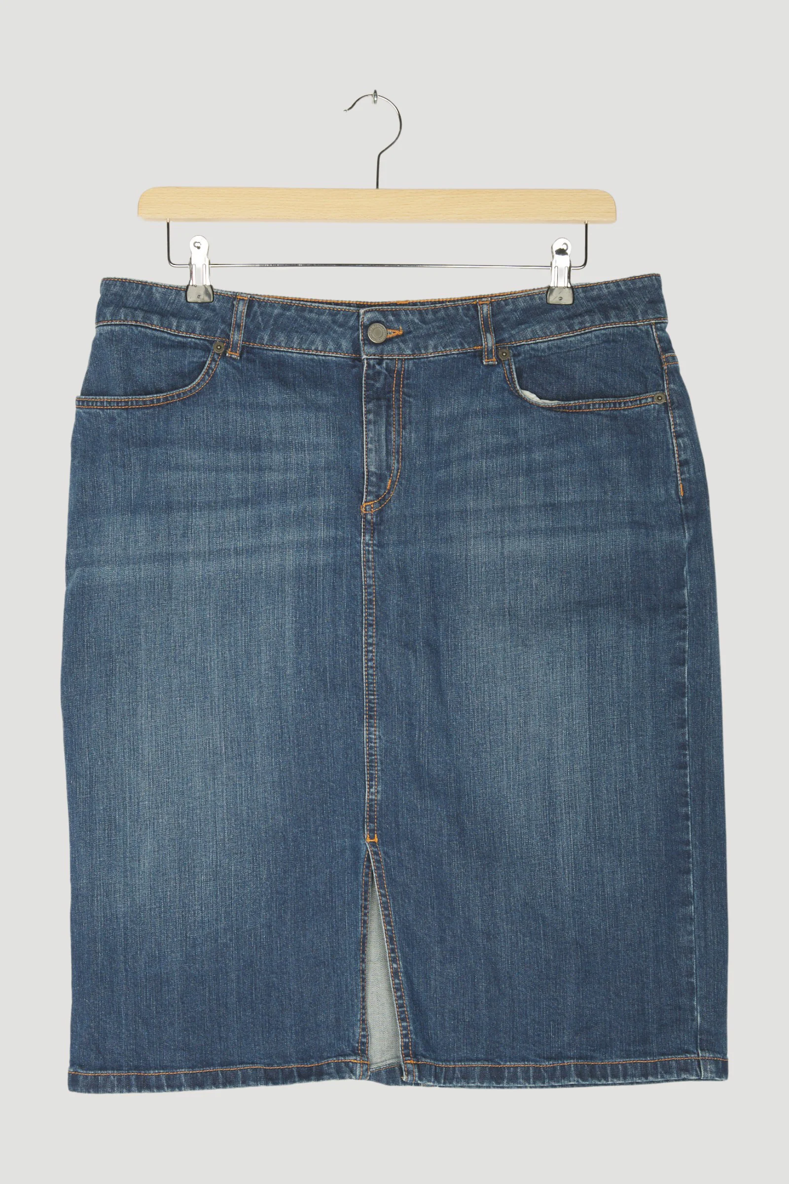 Secondhand Jeansrock aus Bio-Denim - Image 4