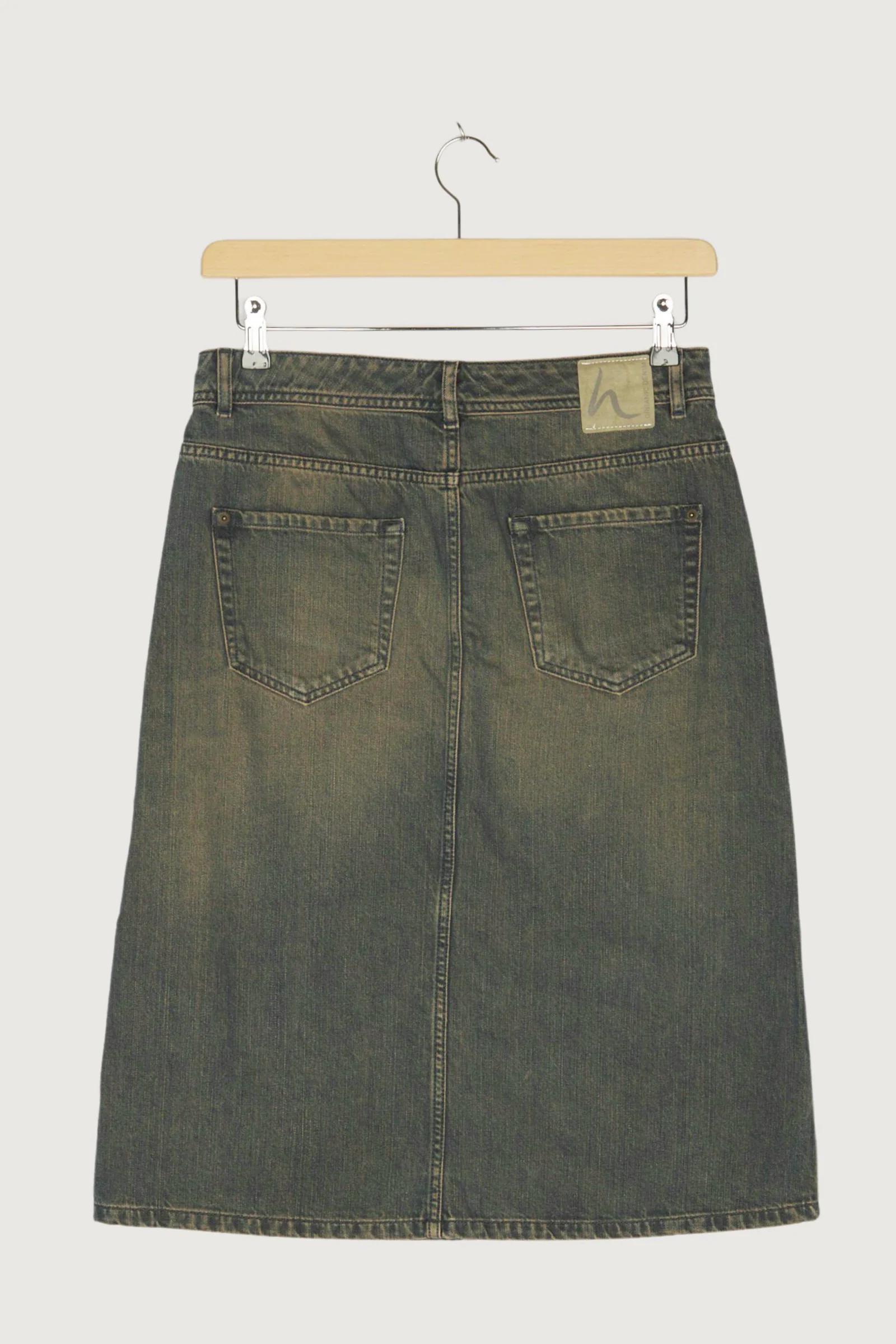 Secondhand Jeansrock aus reiner Bio-Baumwolle - Image 2