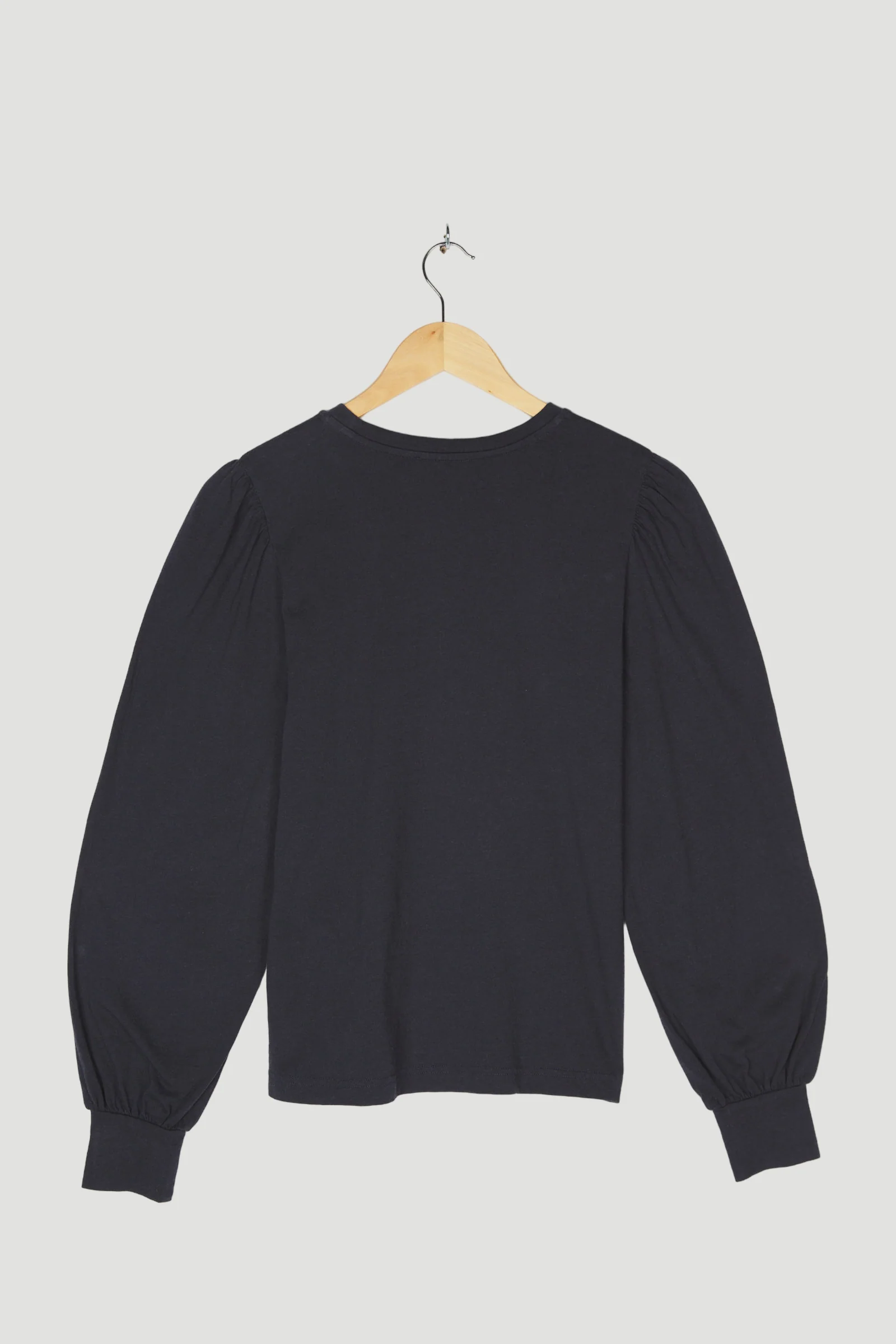 Secondhand Jersey-Bluse aus Bio-Baumwolle mit Bio-Merinowolle - Image 2