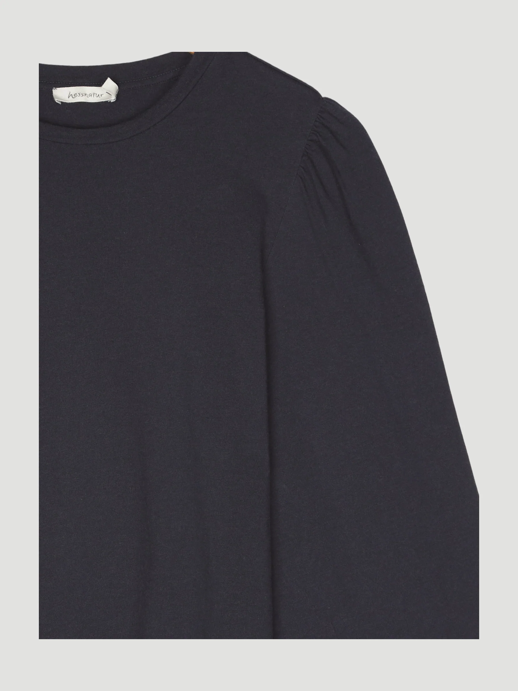 Secondhand Jersey-Bluse aus Bio-Baumwolle mit Bio-Merinowolle - Image 4
