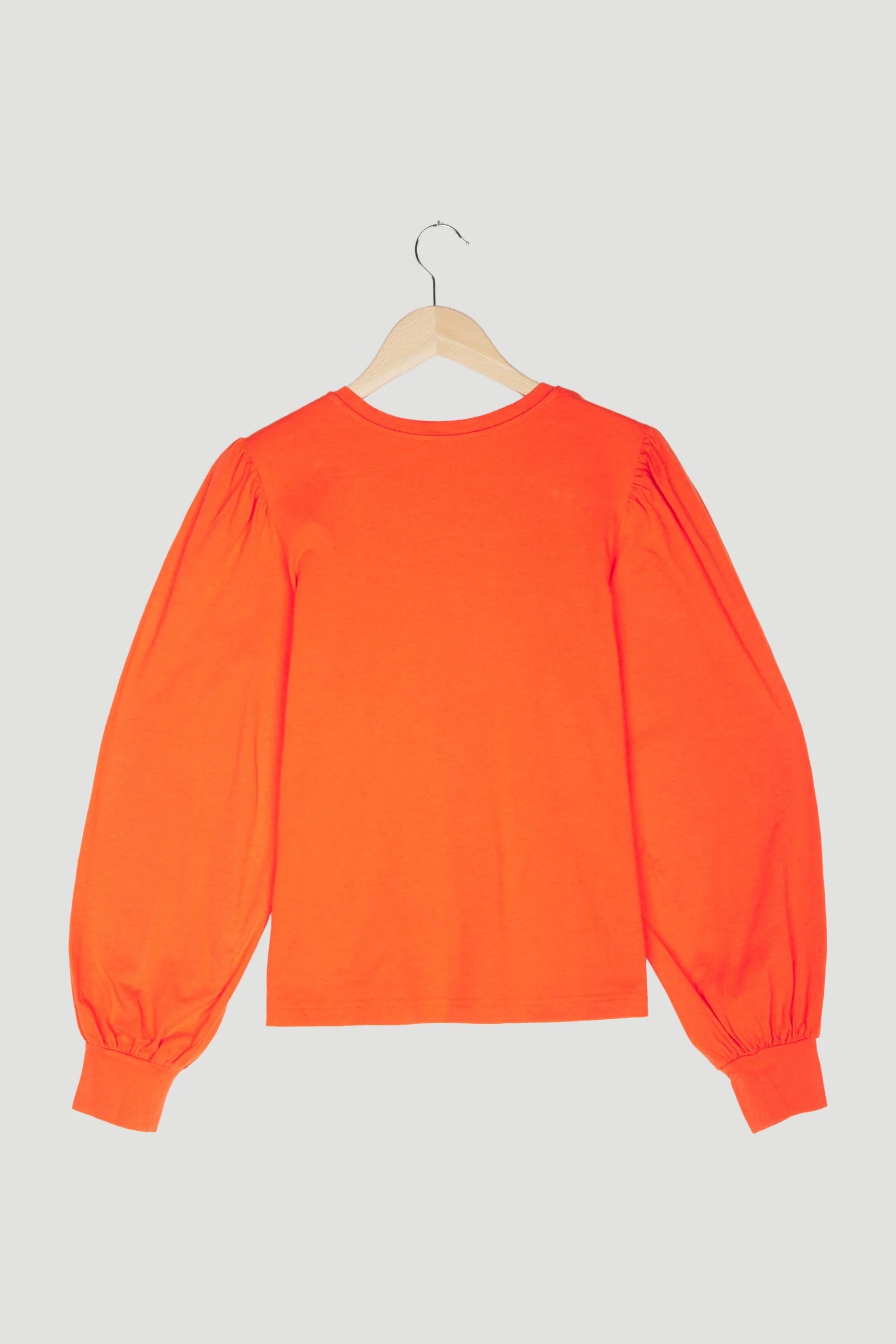 Secondhand Jersey-Bluse aus Bio-Baumwolle mit Bio-Merinowolle - Image 5