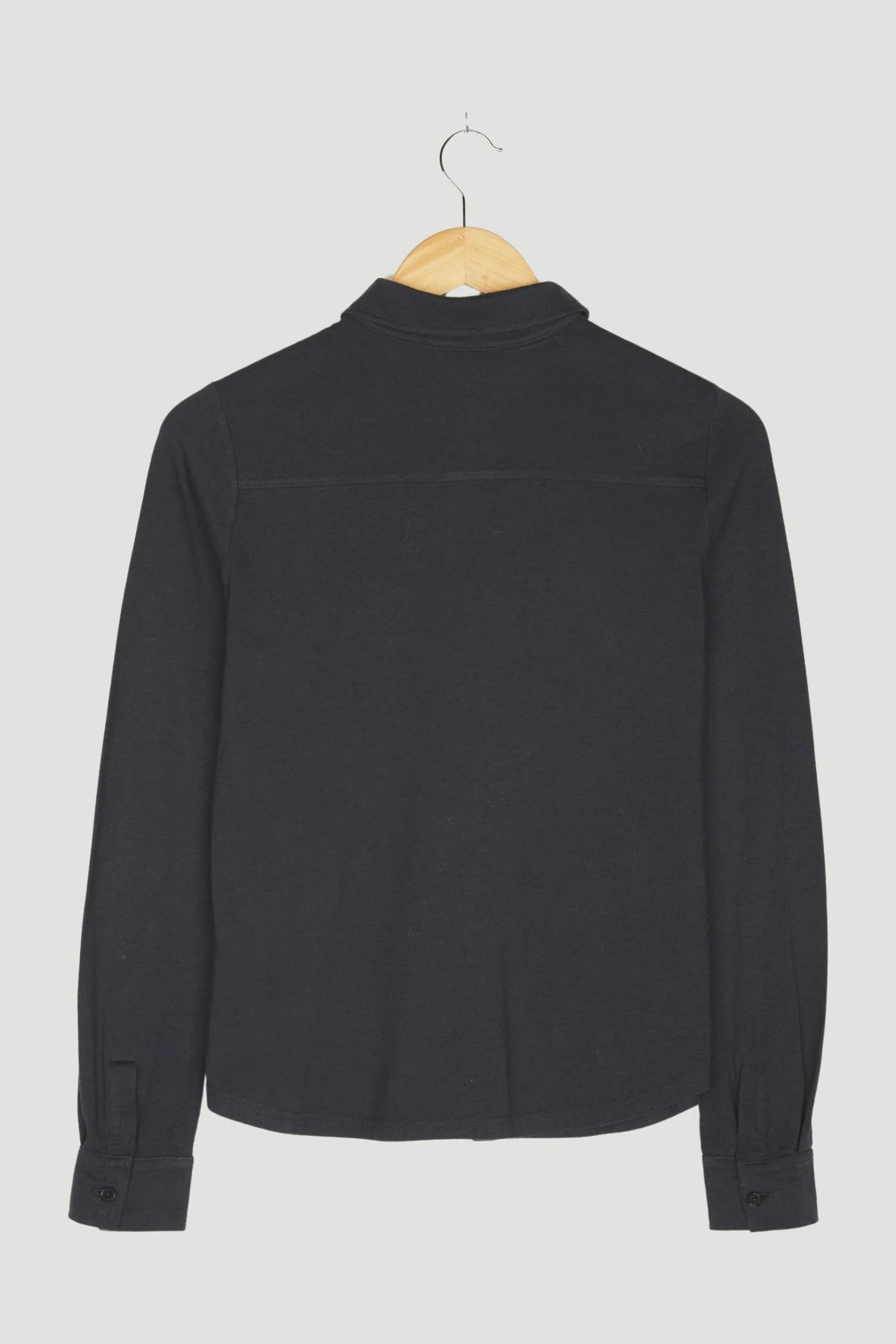 Secondhand Jersey-Bluse aus Bio-Baumwolle mit Bio-Schurwolle - Image 17