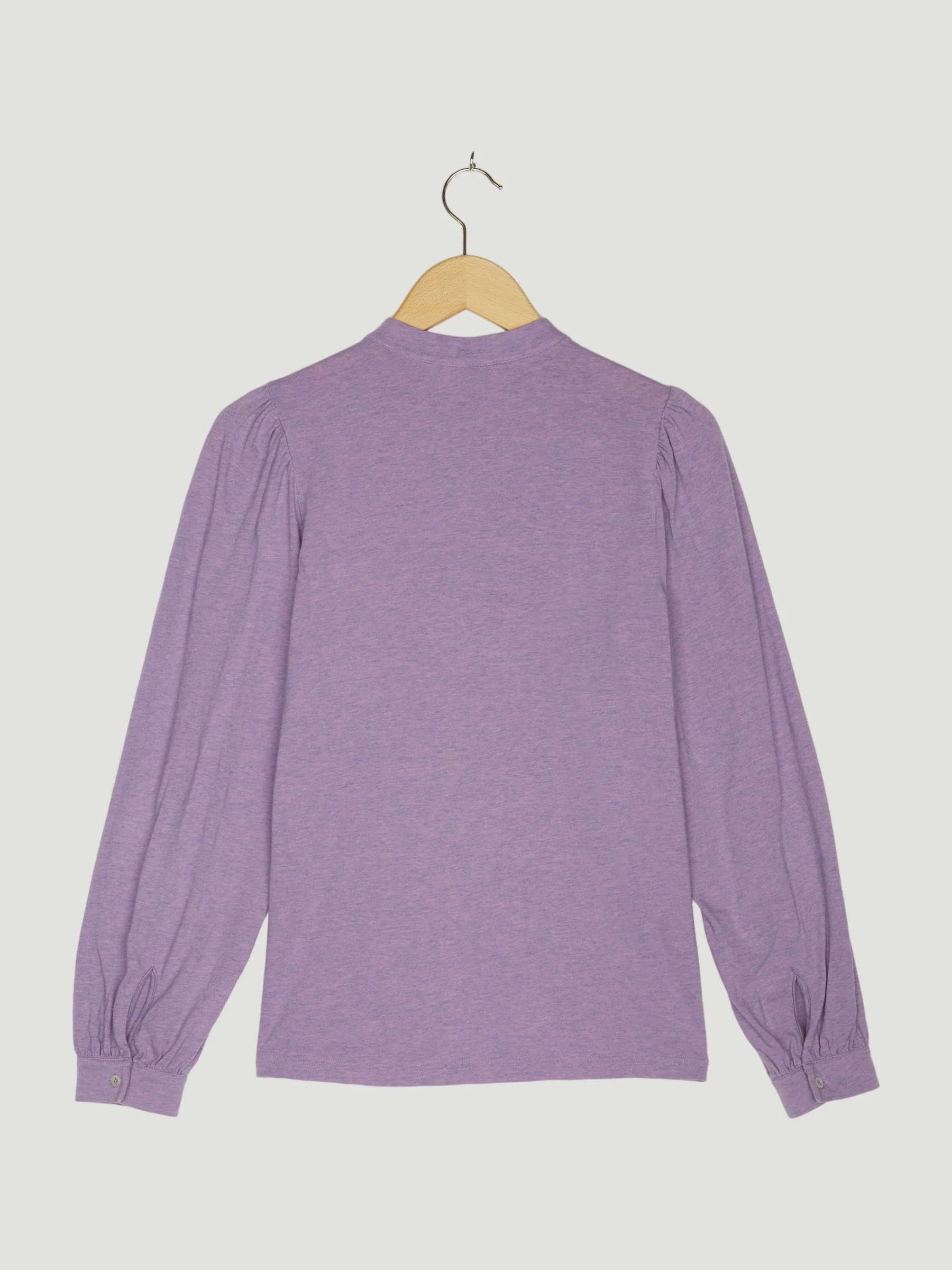 Secondhand Jersey-Bluse aus Bio-Baumwolle mit Schurwolle - Image 2