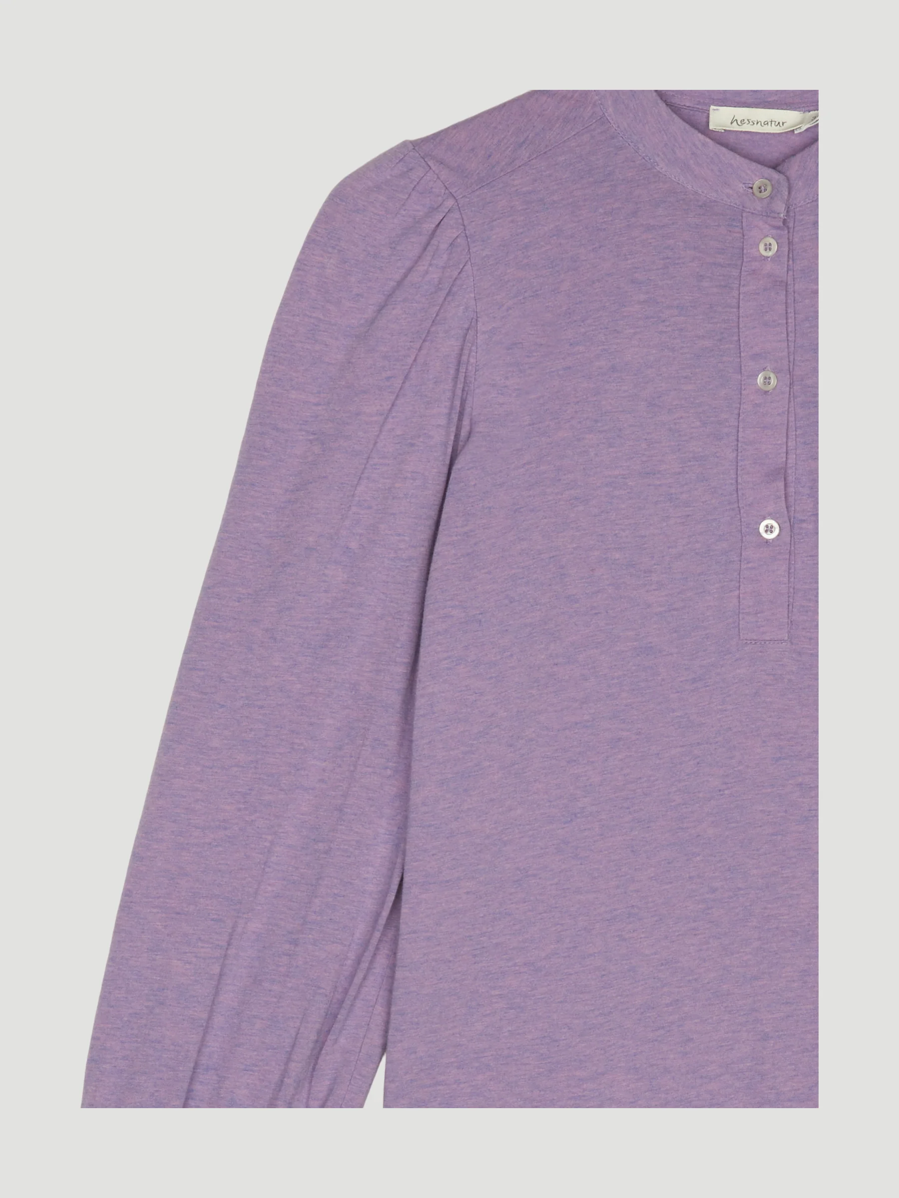 Secondhand Jersey-Bluse aus Bio-Baumwolle mit Schurwolle - Image 3