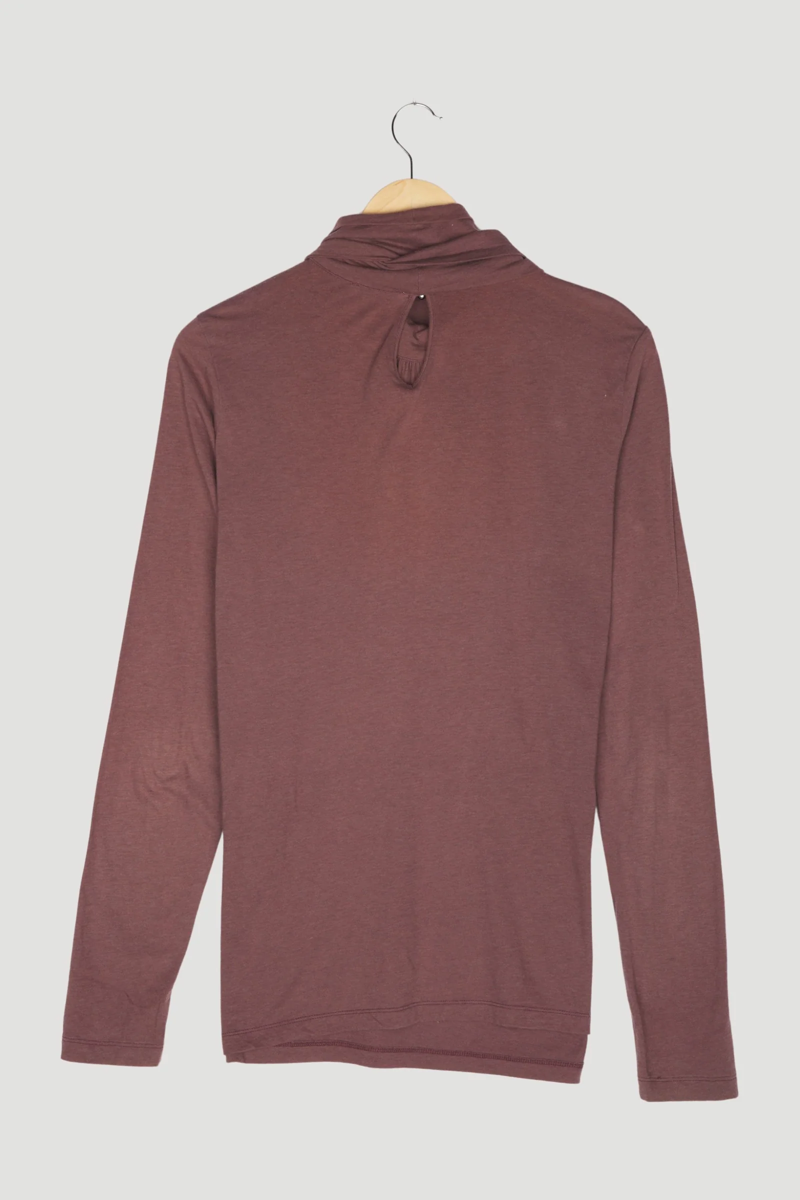 Secondhand Jersey-Bluse aus Bio-Baumwolle mit Schurwolle - Image 5