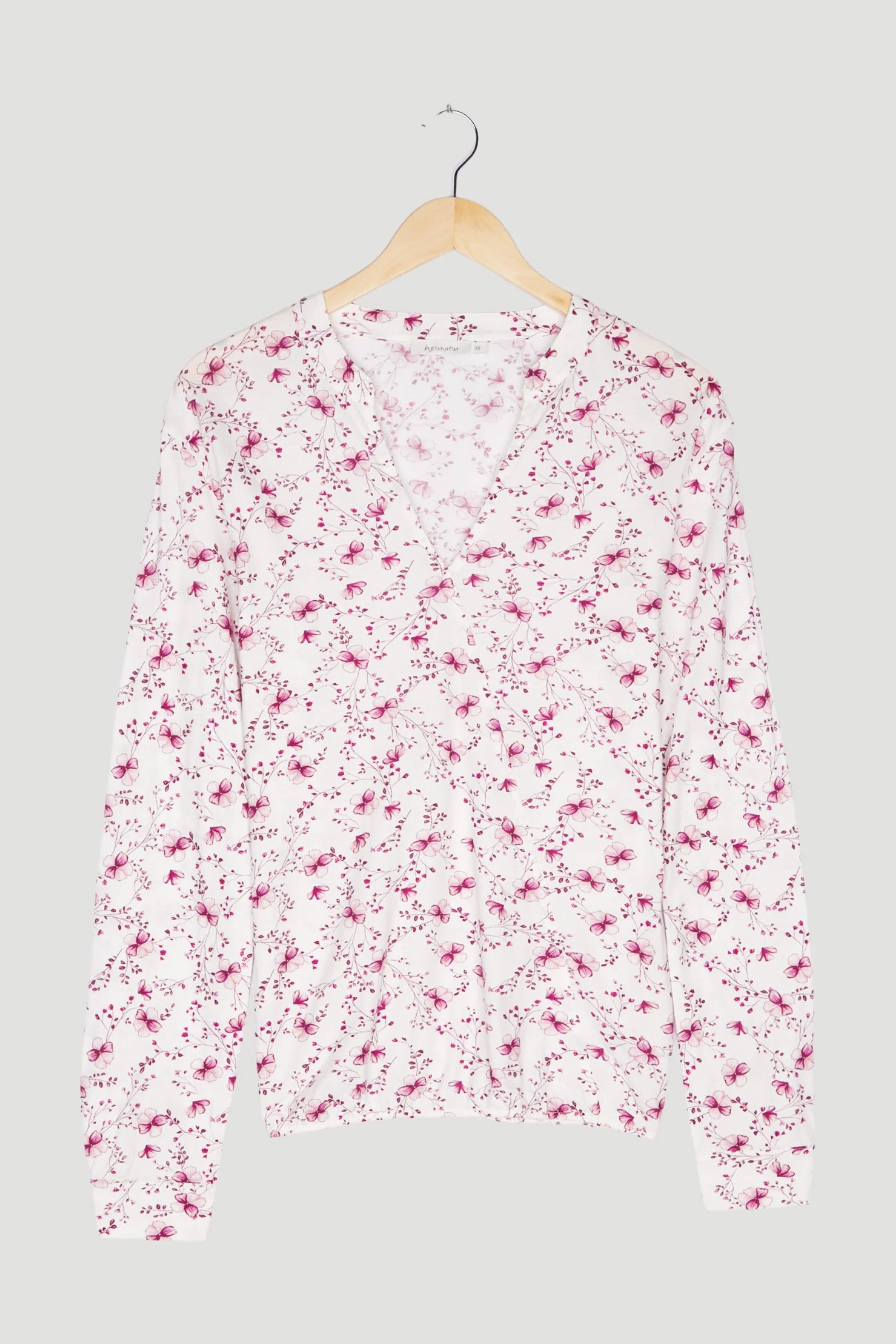 Secondhand Jersey-Bluse aus reiner Bio-Baumwolle - Image 4