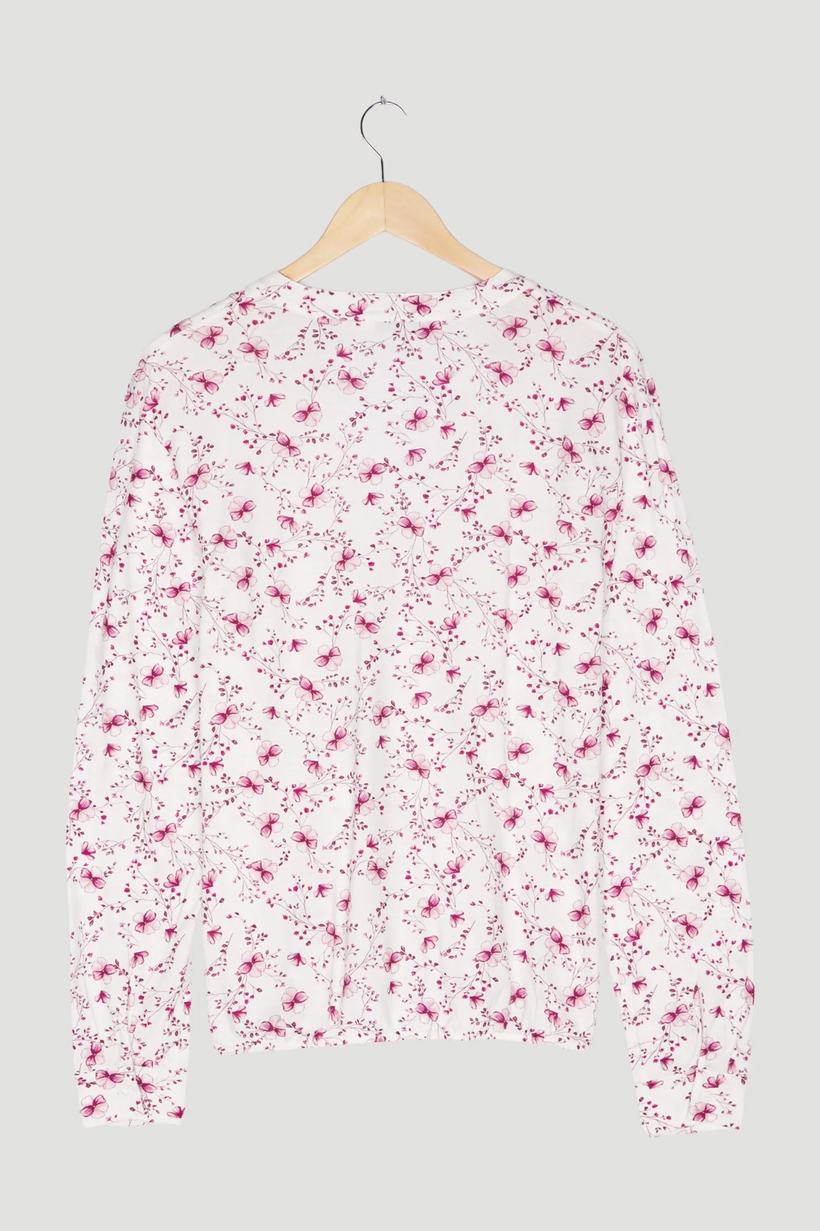 Secondhand Jersey-Bluse aus reiner Bio-Baumwolle - Image 5