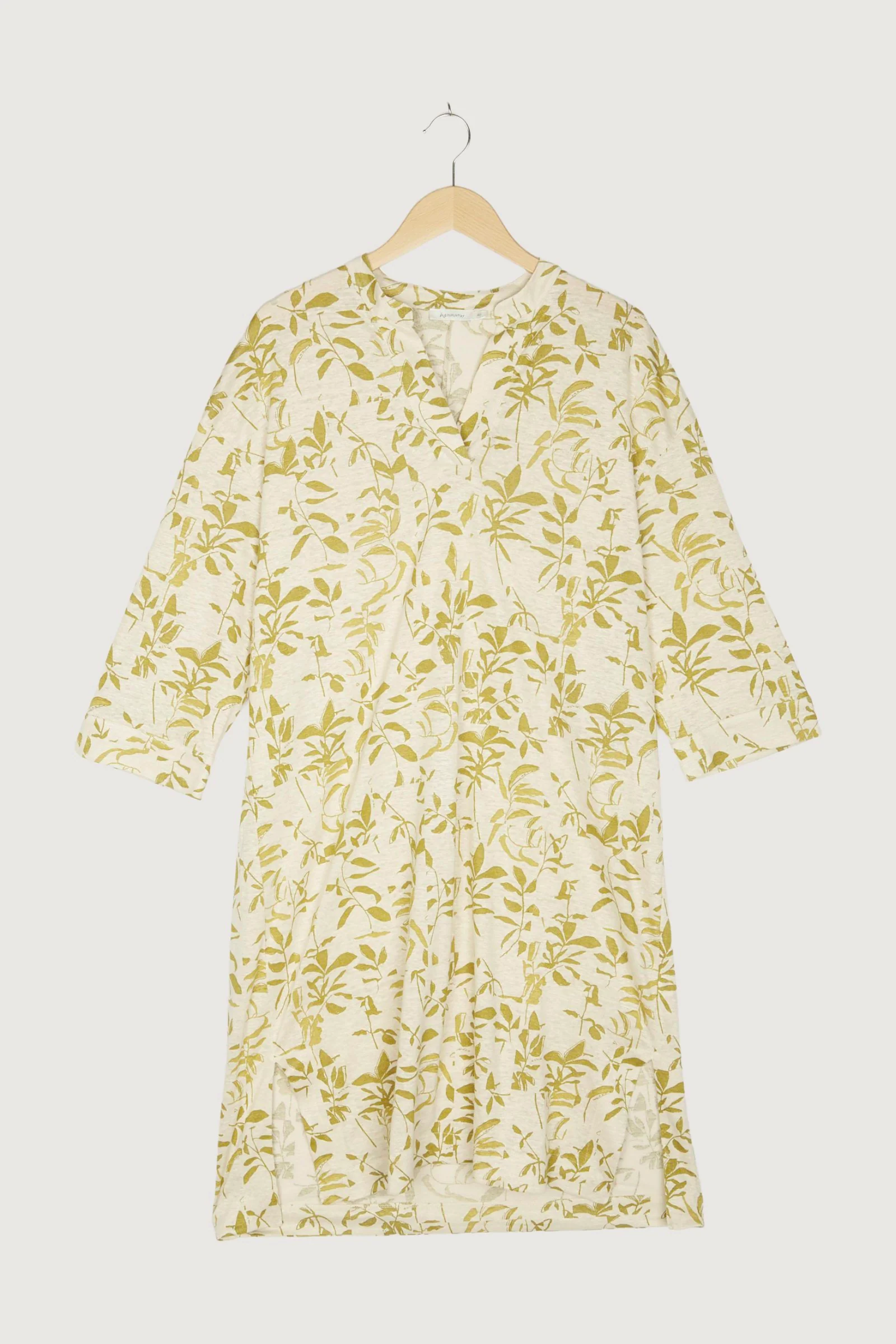 Secondhand Jersey-Kleid aus reinem Hanf