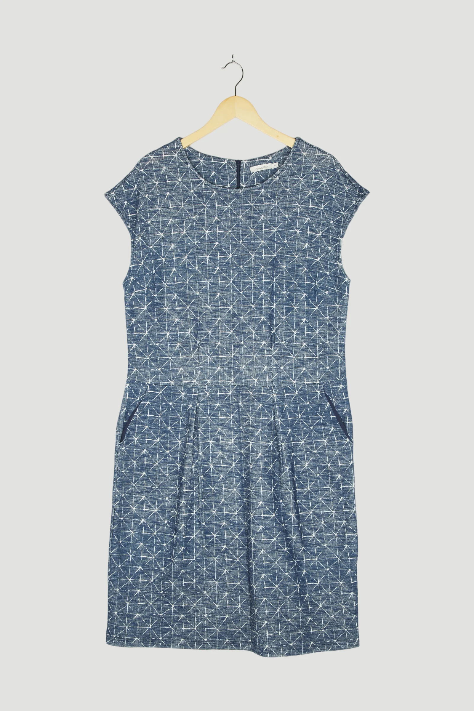 Secondhand Jersey-Kleid aus reiner Bio-Baumwolle