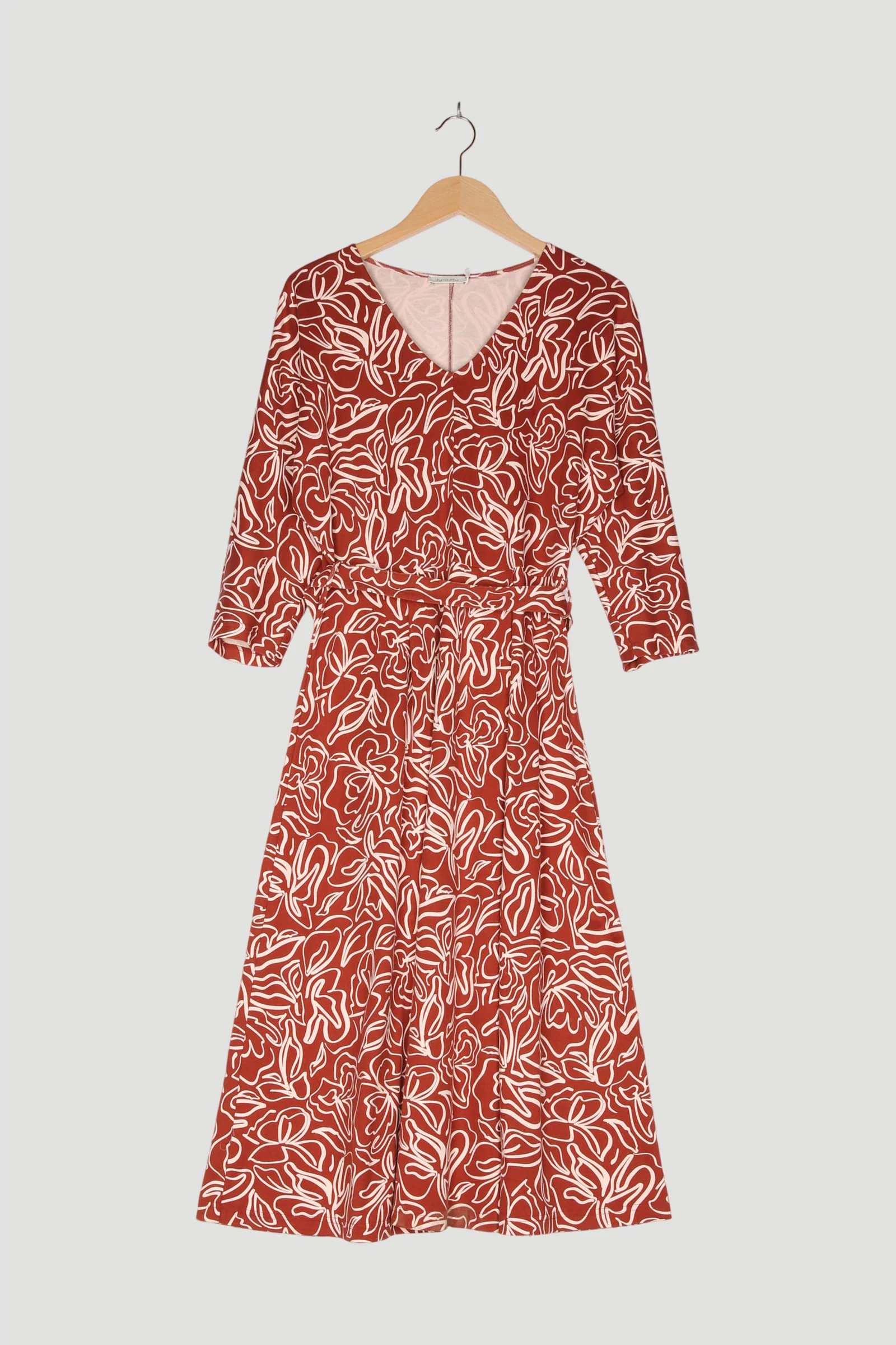 Secondhand Jerseykleid aus reiner Bio-Baumwolle