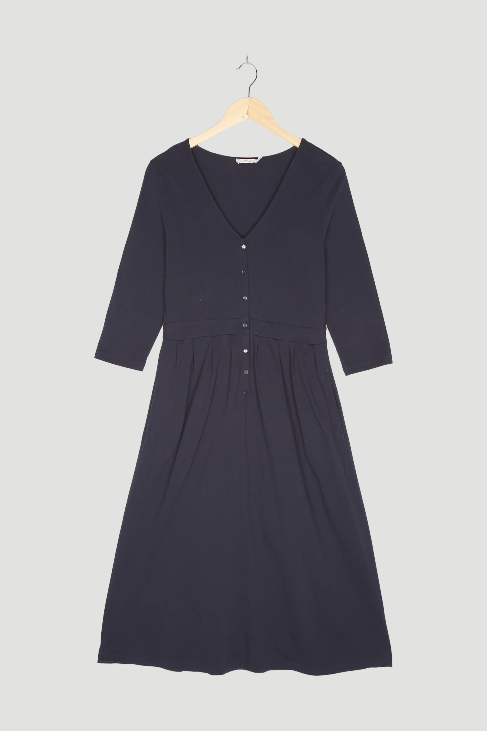 Secondhand Jerseykleid aus reiner Pima-Bio-Baumwolle
