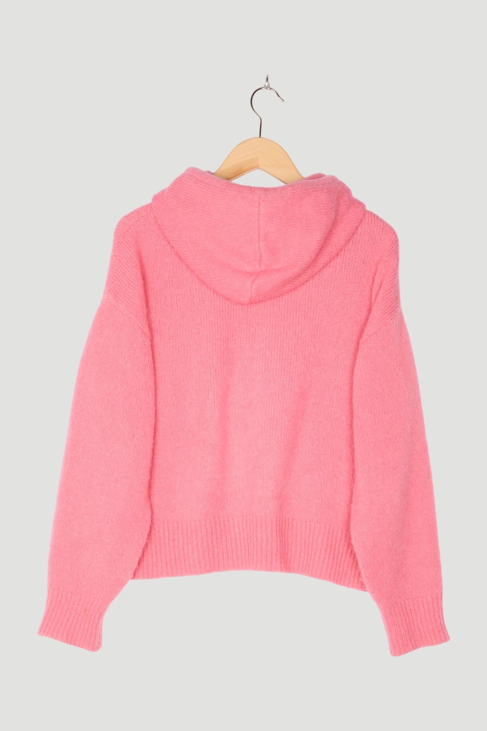 Secondhand Kapuzen-Pullover aus Alpaka mit Seide und Mohair - Image 2