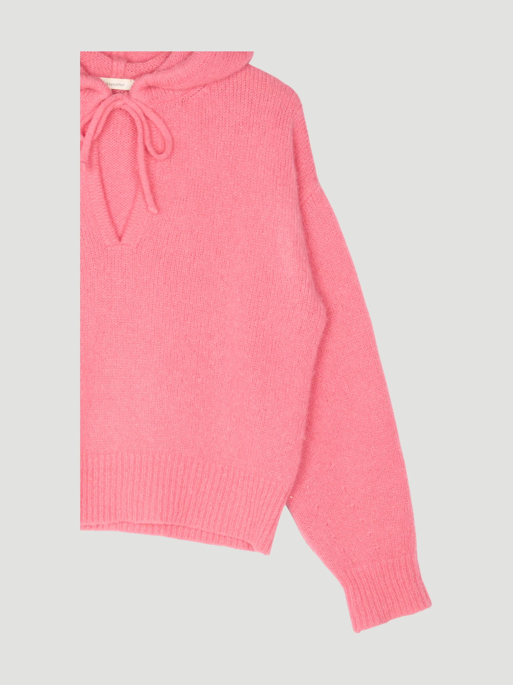 Secondhand Kapuzen-Pullover aus Alpaka mit Seide und Mohair - Image 3