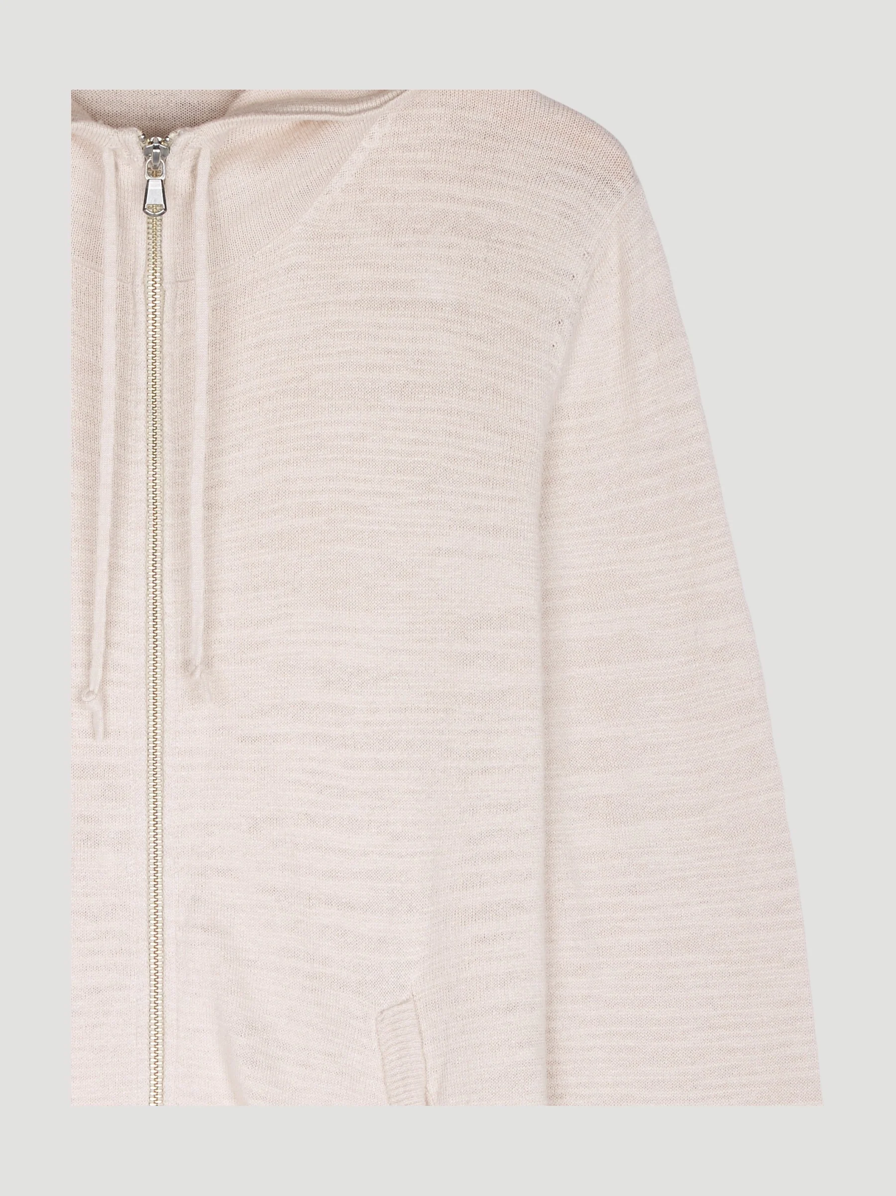 Secondhand Kapuzen-Strickjacke aus Leinen mit Bio-Baumwolle - Image 3
