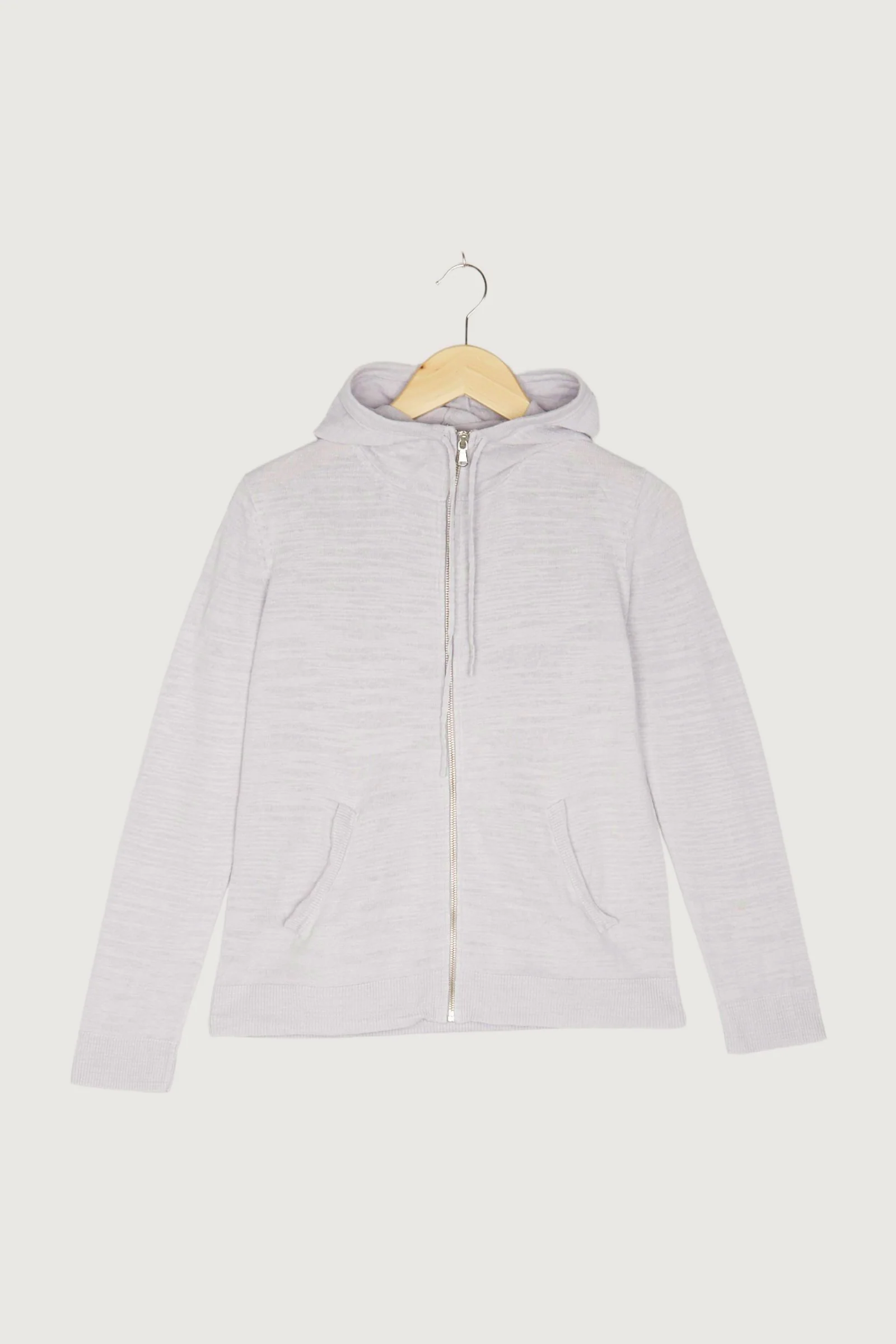 Secondhand Kapuzen-Strickjacke aus Leinen mit Bio-Baumwolle - Image 4