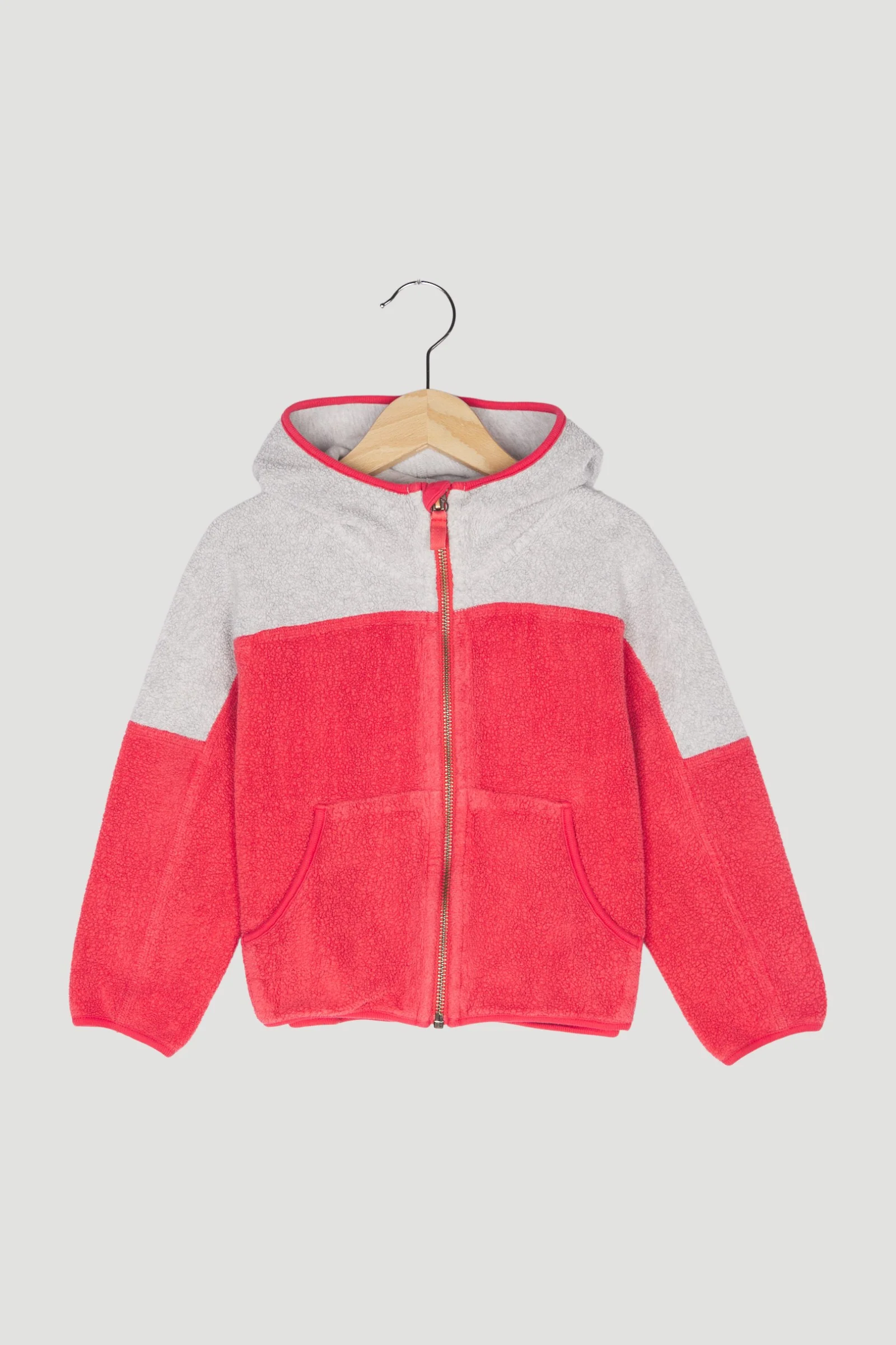 Secondhand Kinder-Fleecejacke aus reiner Bio-Baumwolle