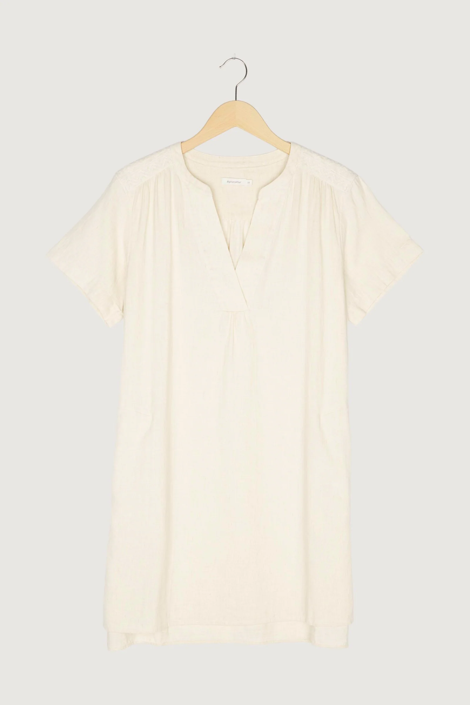Secondhand Kleid aus Bio-Baumwolle mit Leinen