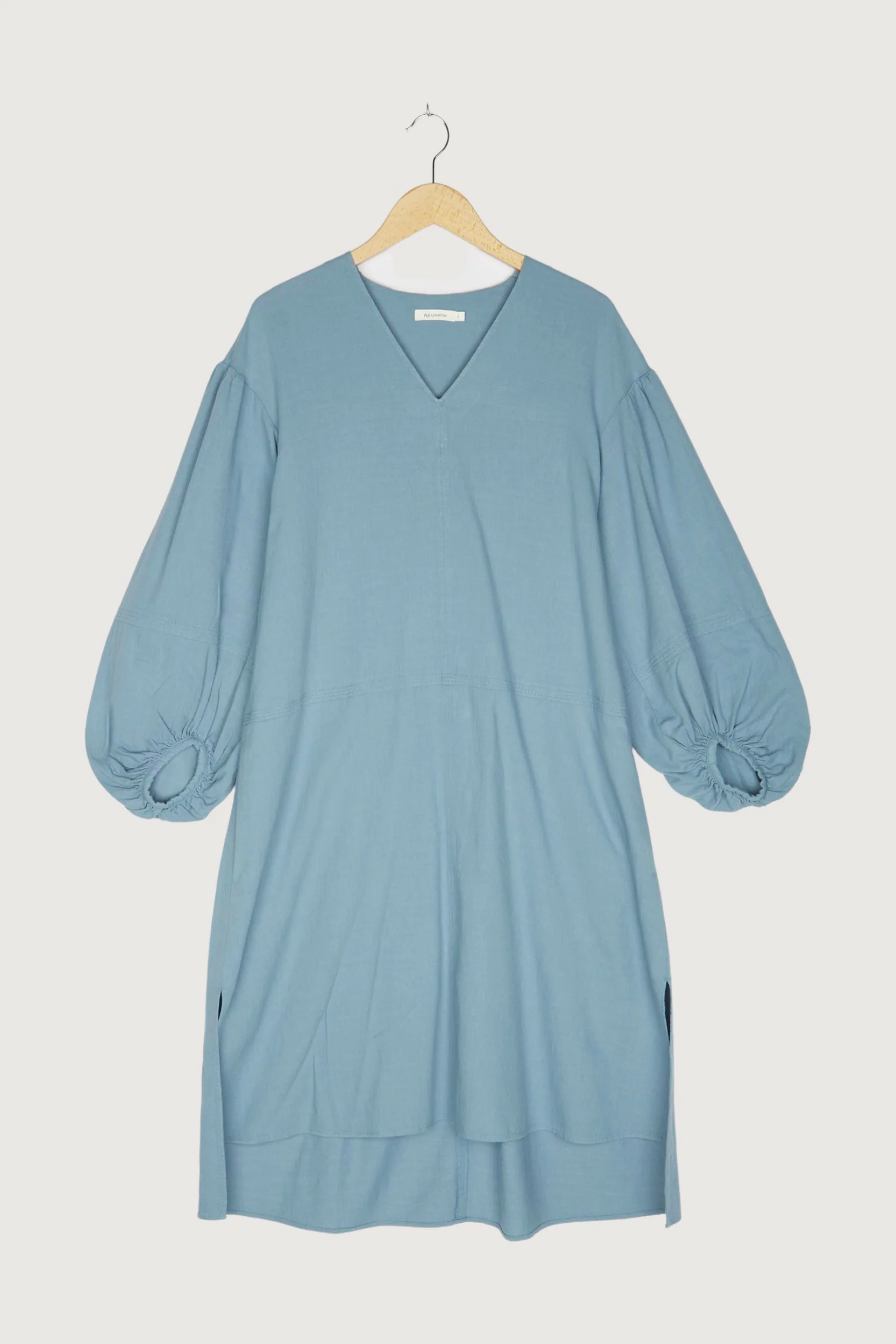 Secondhand Kleid aus Bio-Baumwolle mit Leinen - Image 6
