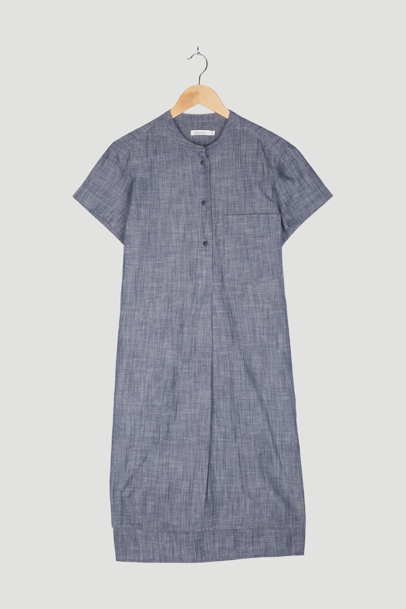 Secondhand Kleid aus Bio-Baumwolle mit Leinen