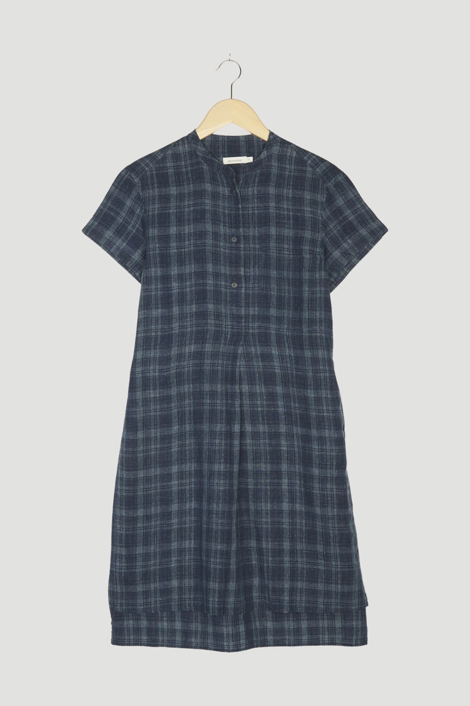 Secondhand Kleid aus Leinen mit Baumwolle