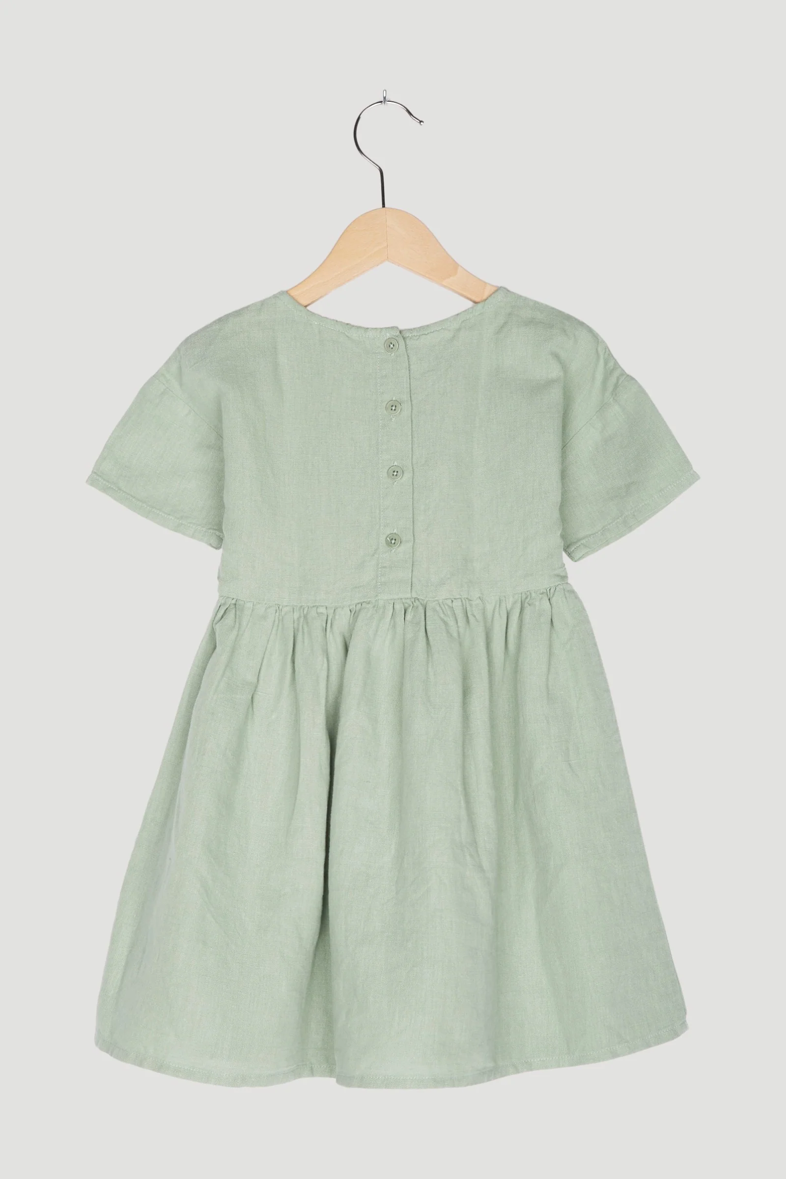 Secondhand Kleid aus Leinen mit Bio-Baumwolle - Image 5