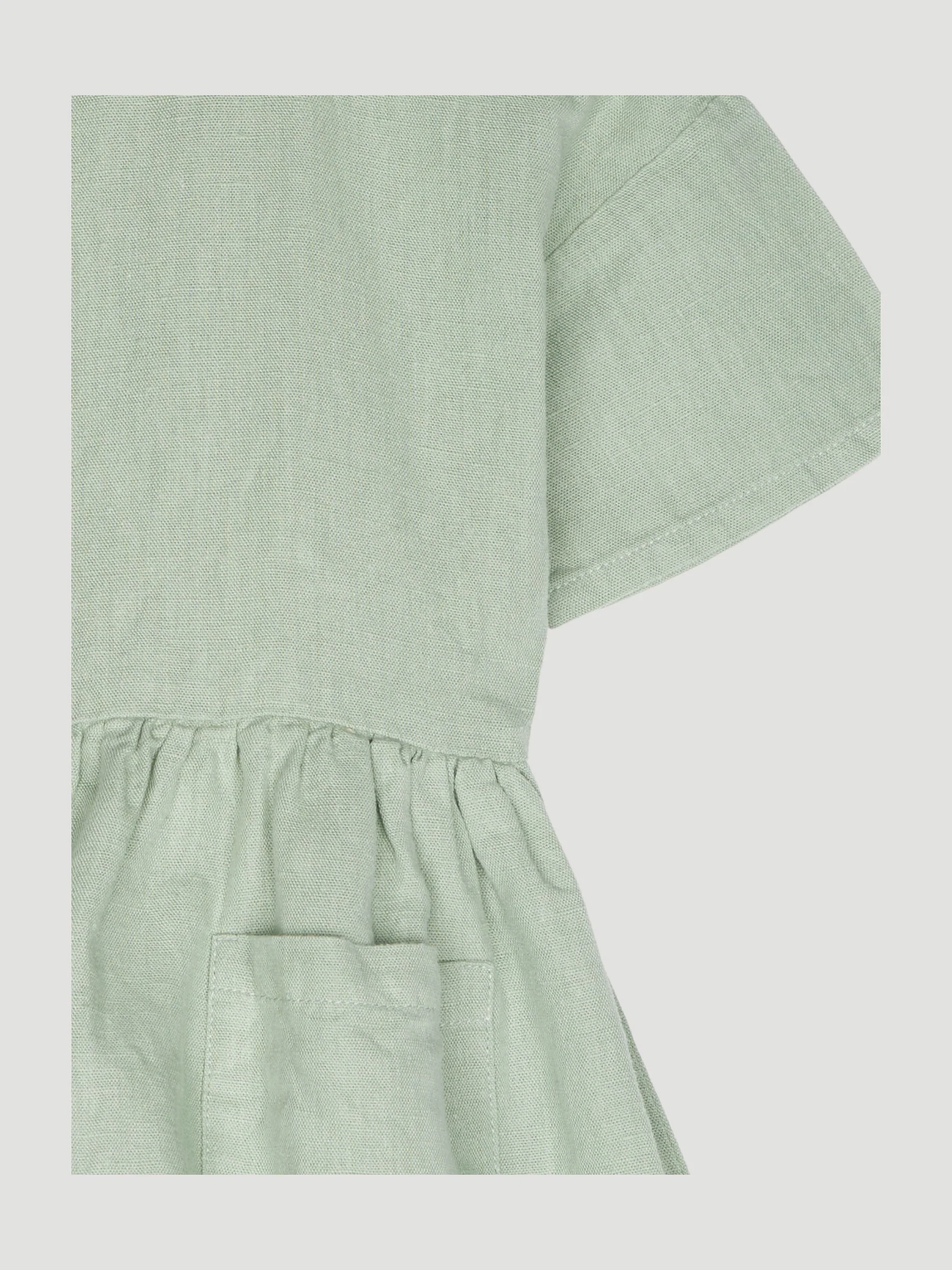 Secondhand Kleid aus Leinen mit Bio-Baumwolle - Image 6