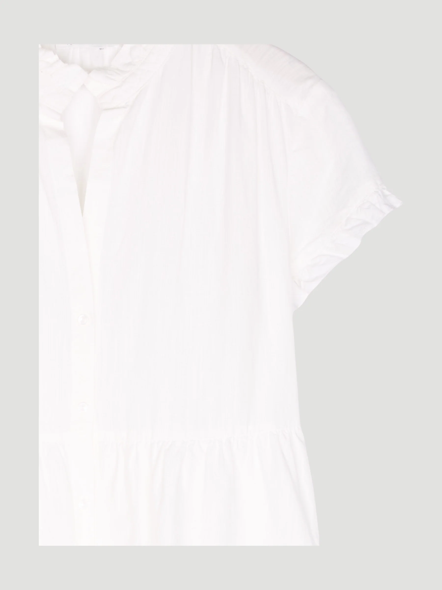 Secondhand Kleid mit Rüschen aus Bio-Baumwolle und Leinen - Image 9