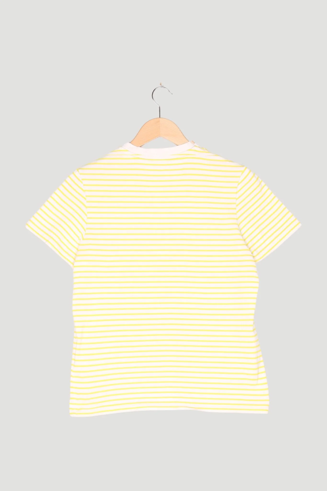 Secondhand Kurzarm-Ringelshirt aus reiner Bio-Baumwolle - Image 2