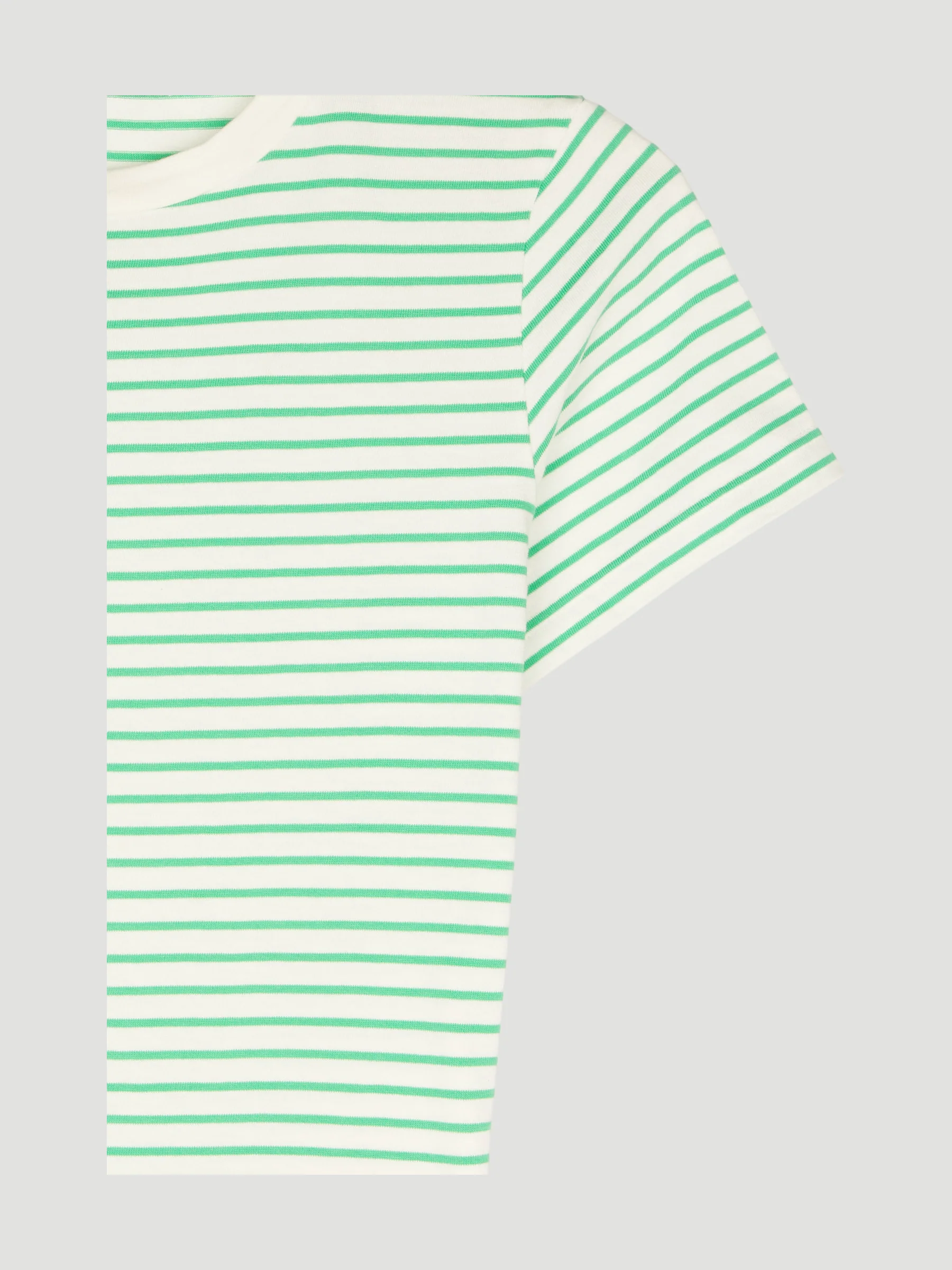Secondhand Kurzarm-Ringelshirt aus reiner Bio-Baumwolle - Image 6