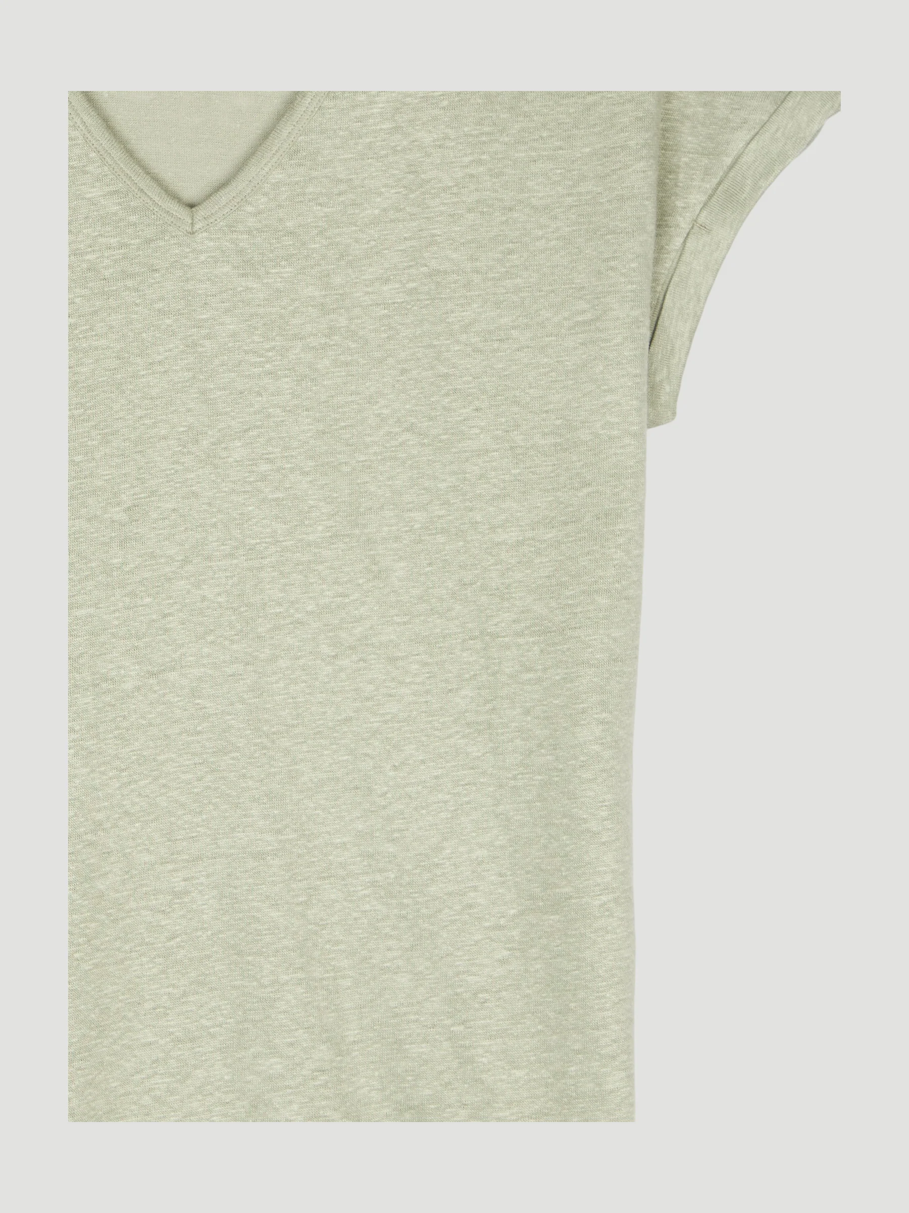 Secondhand Kurzarm-Shirt aus reinem Leinen - Image 10