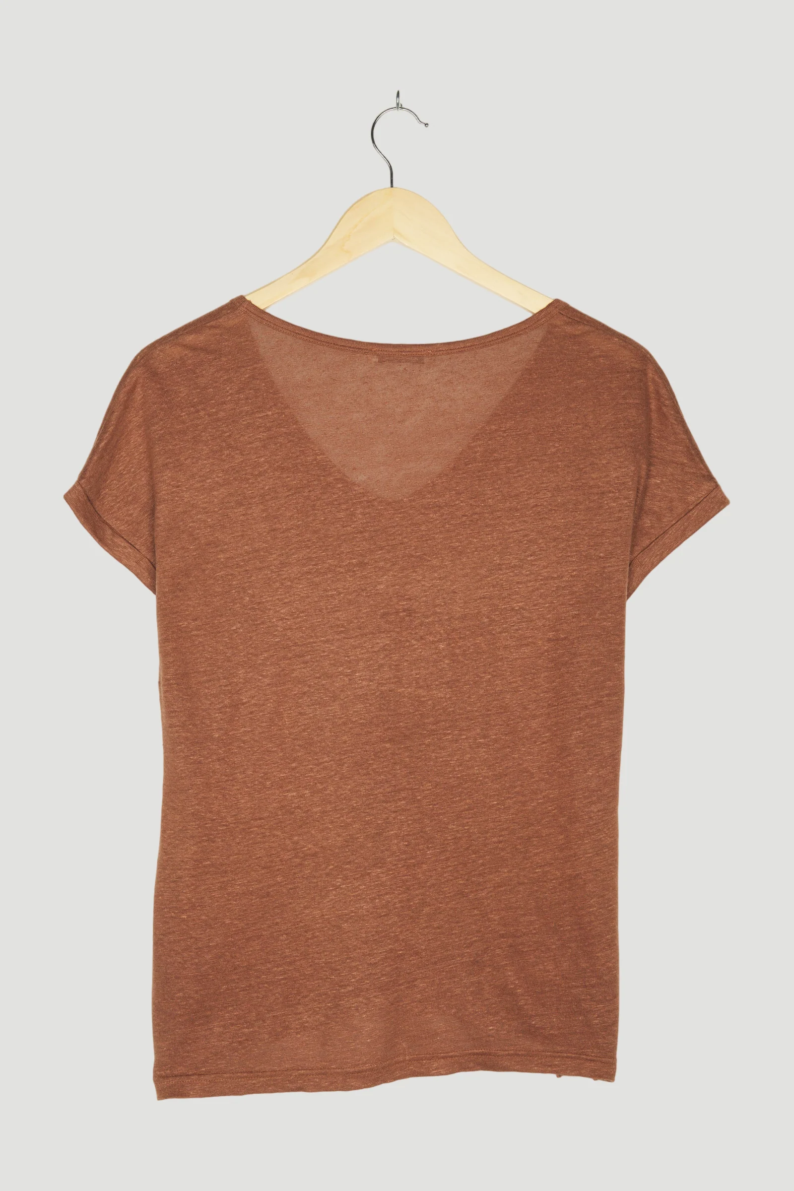 Secondhand Kurzarm-Shirt aus reinem Leinen - Image 11