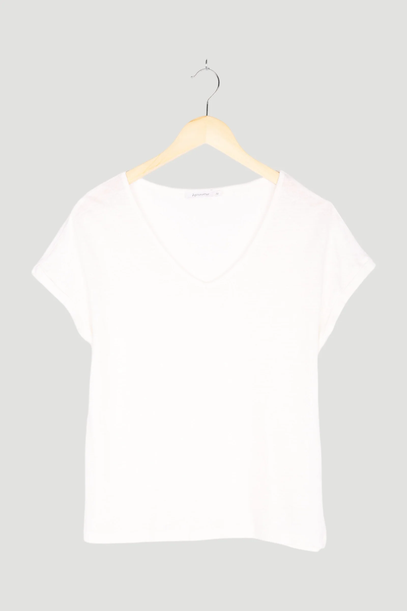 Secondhand Kurzarm-Shirt aus reinem Leinen - Image 13