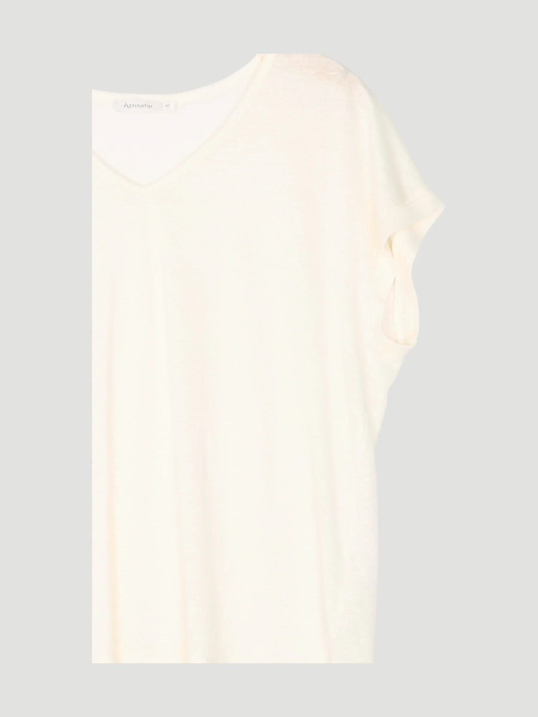 Secondhand Kurzarm-Shirt aus reinem Leinen - Image 3