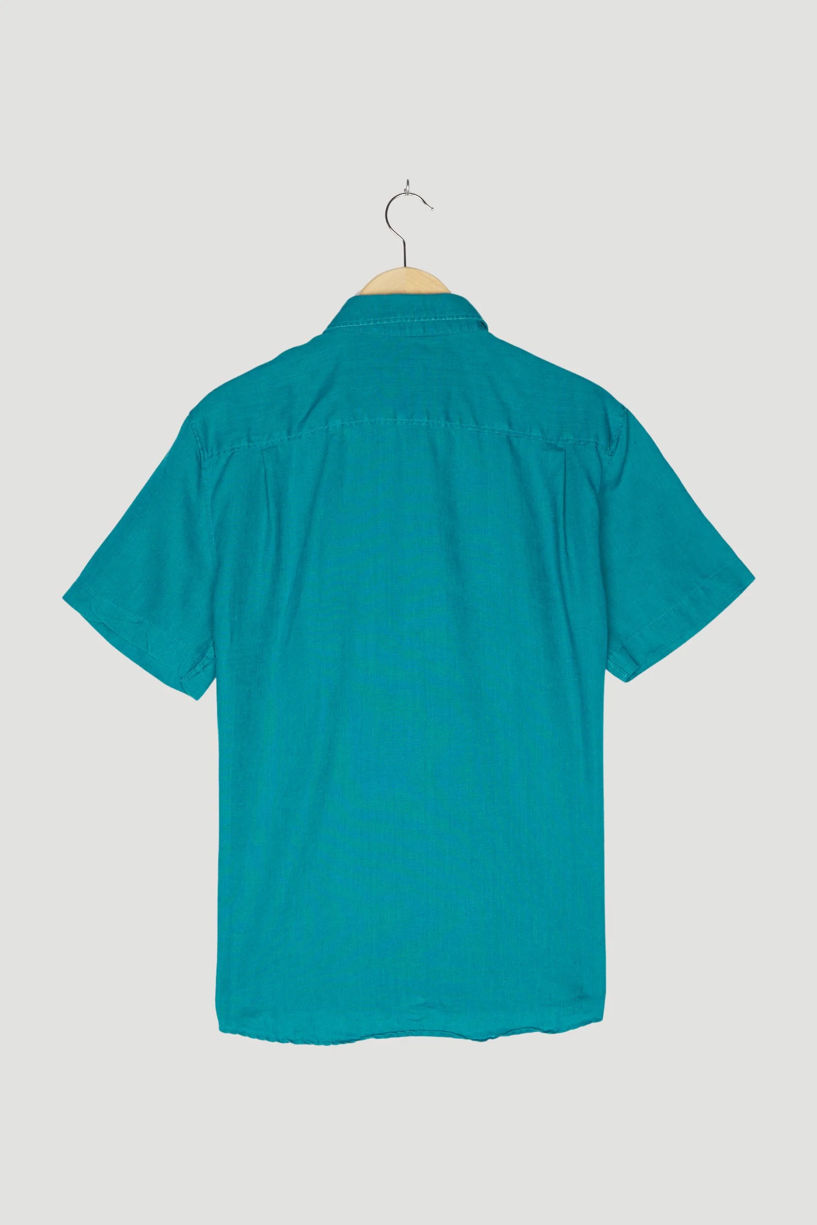 Secondhand Kurzarmhemd Modern Fit aus reinem Leinen - Image 2