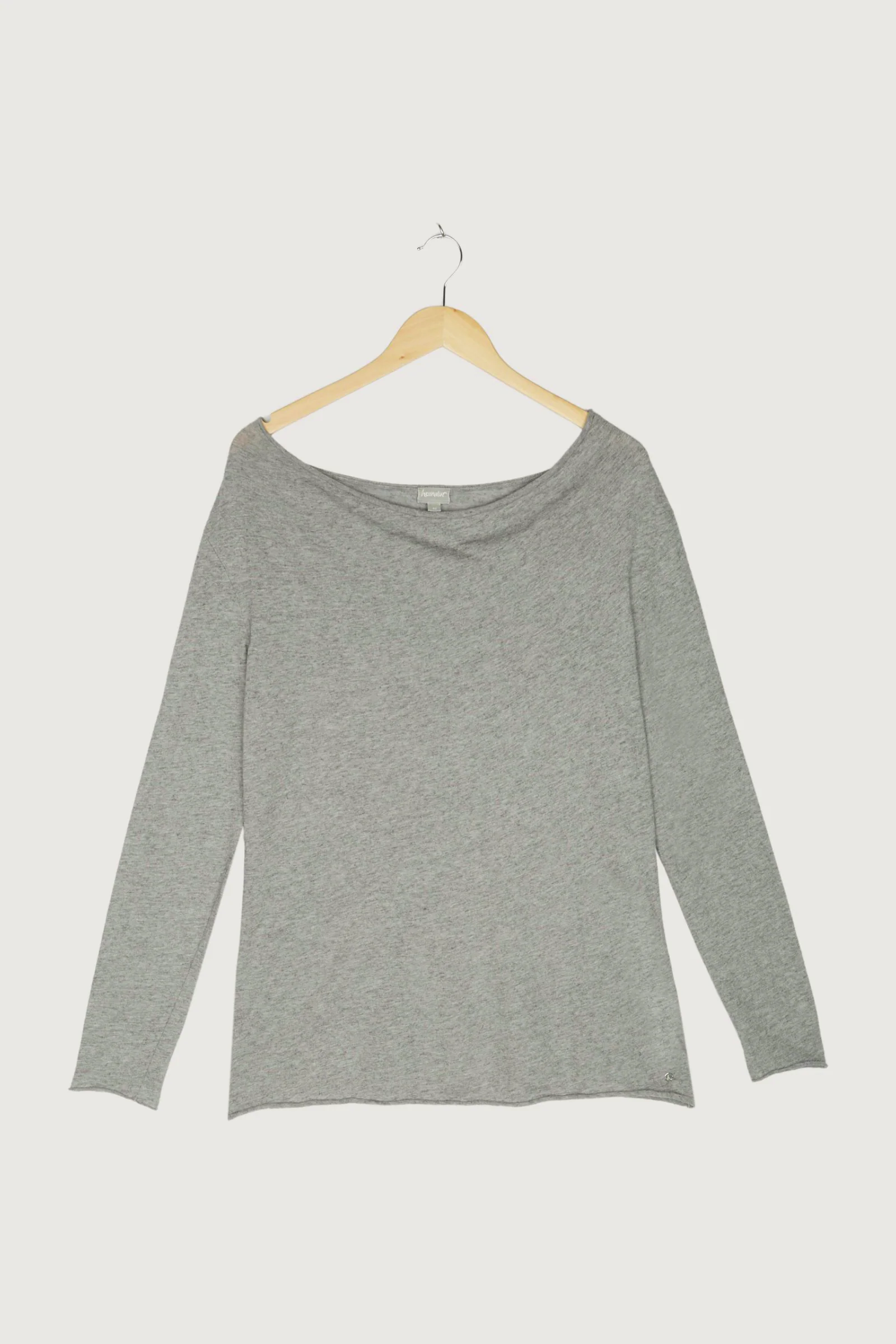 Secondhand Langarm-Shirt aus Bio-Baumwolle mit Schurwolle
