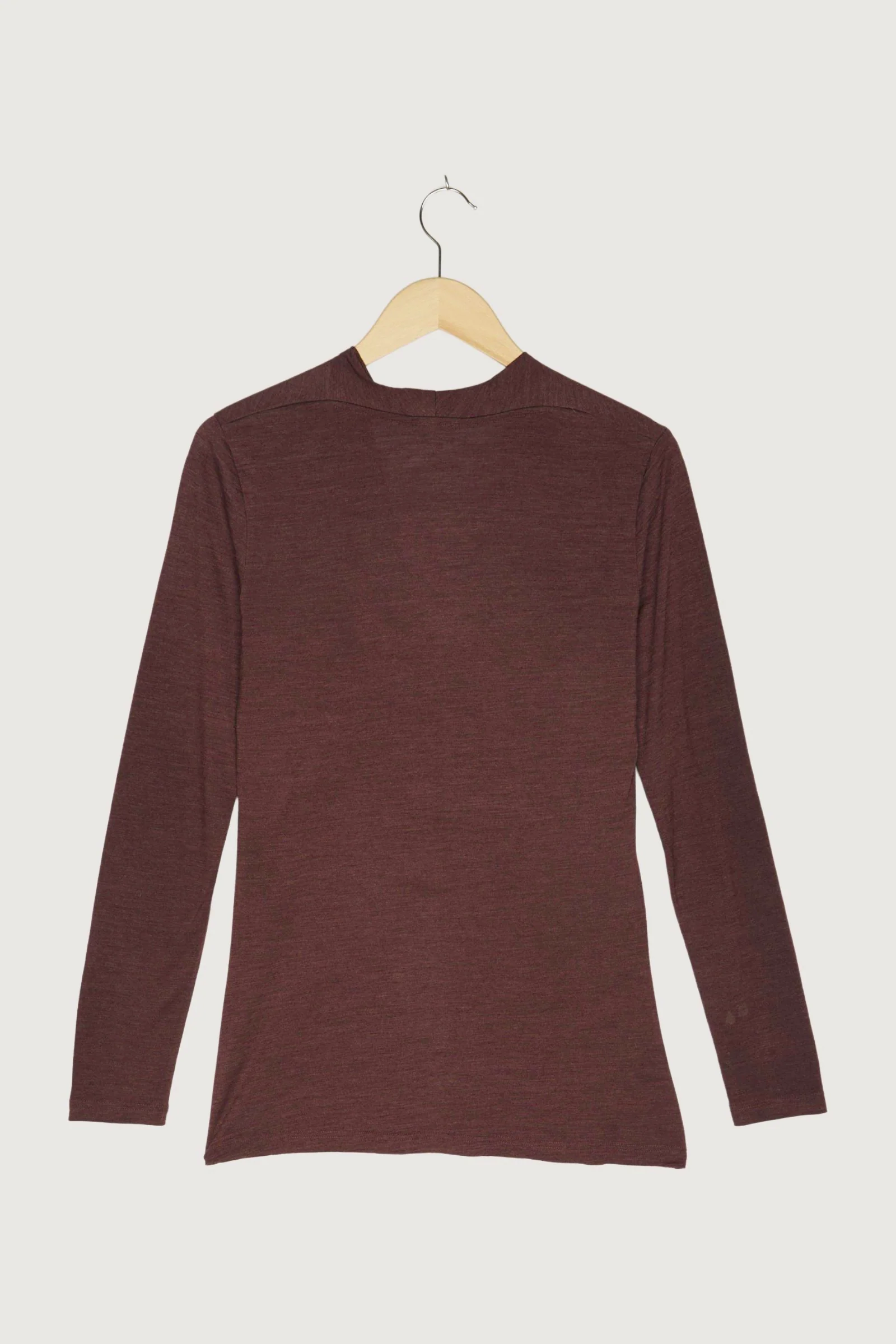 Secondhand Langarm-Shirt aus Bio-Schurwolle mit Seide - Image 6