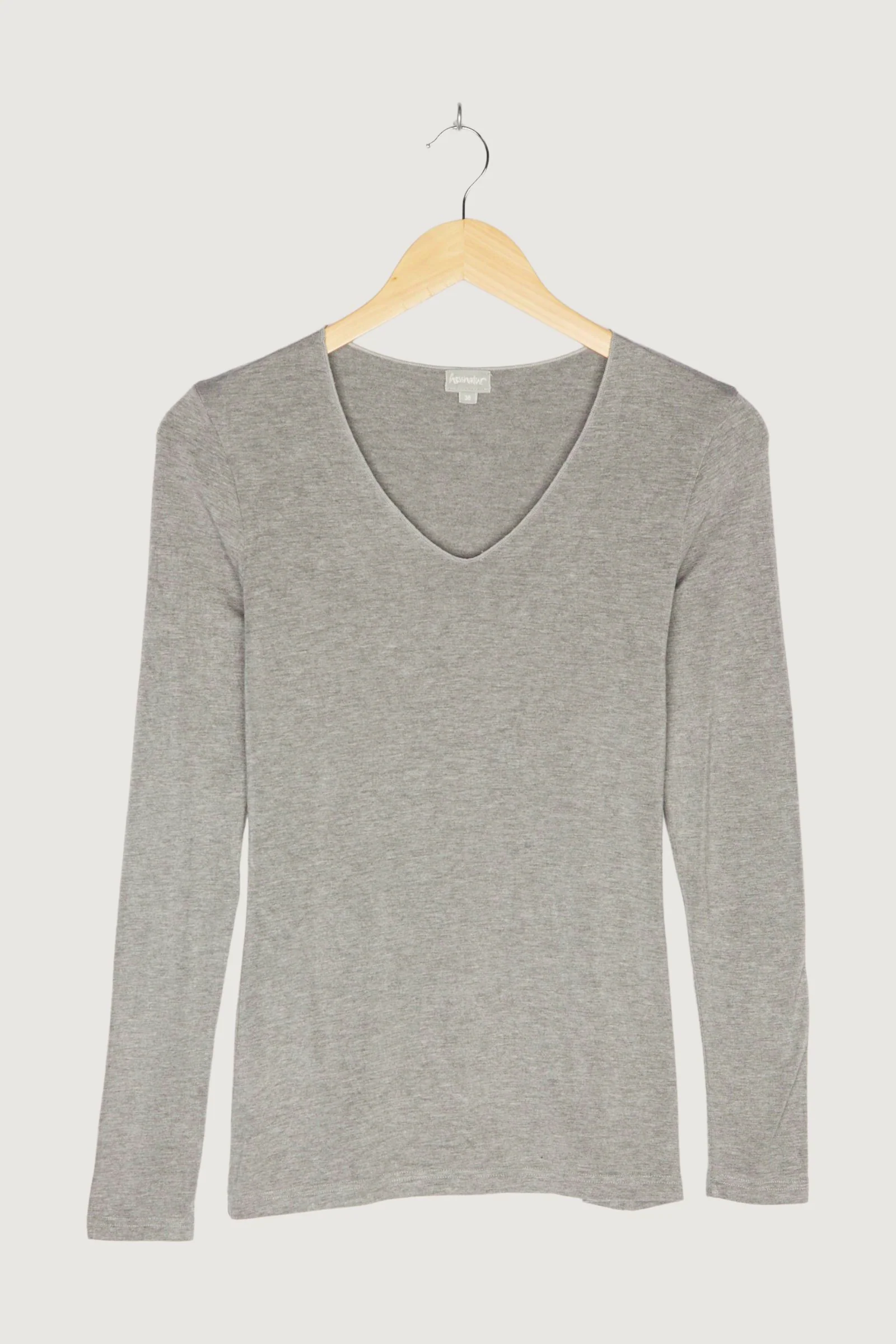 Secondhand Langarm-Shirt aus Modal - Image 6