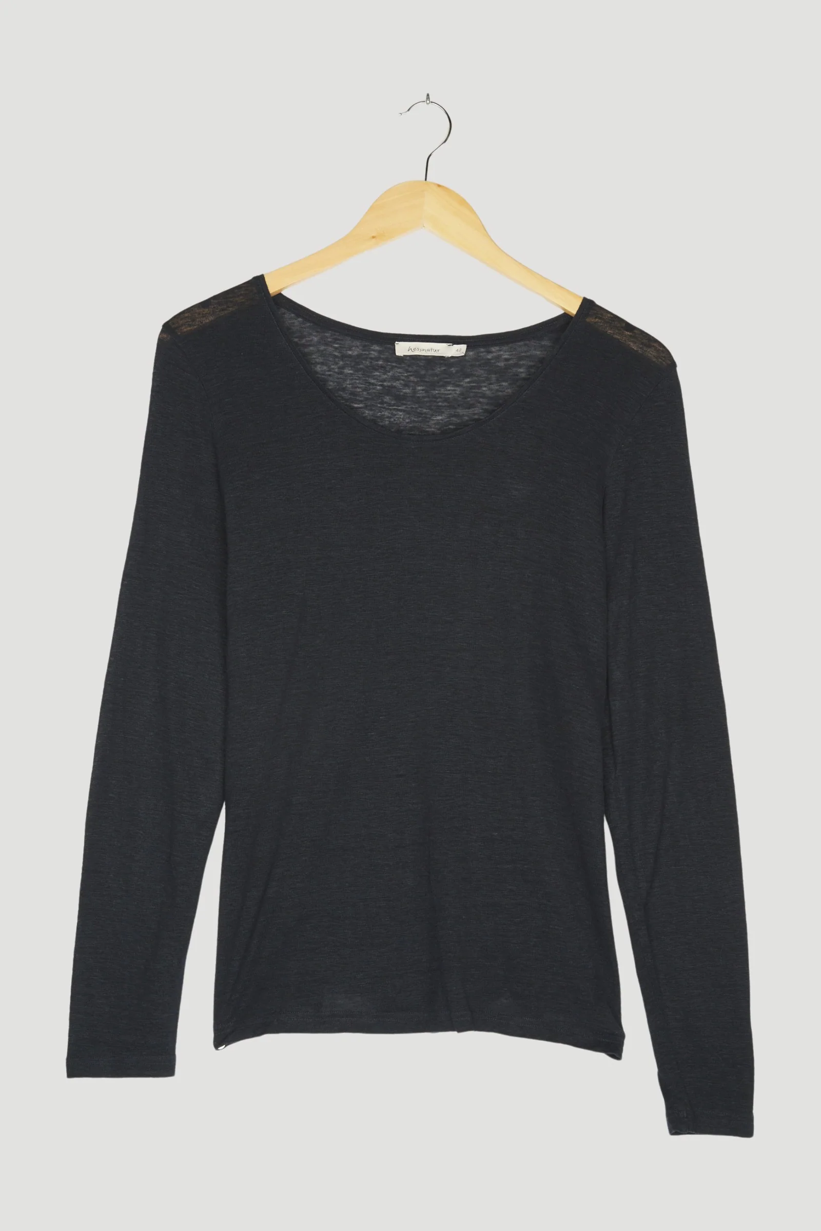 Secondhand Langarm-Shirt aus reinem Bio-Hanf