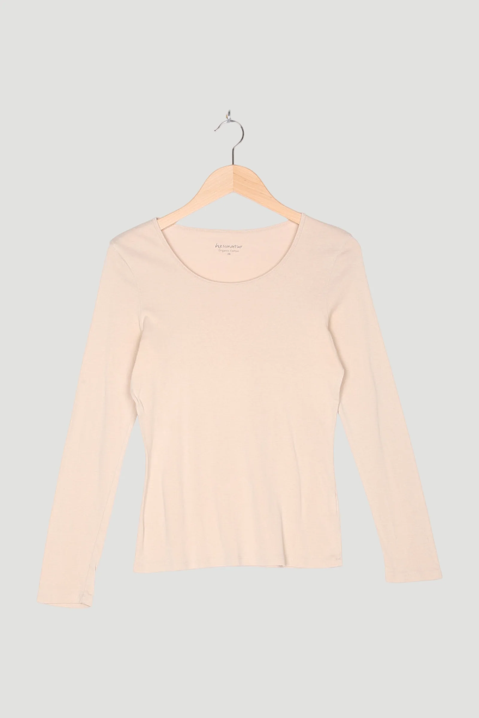 Secondhand Langarm-Shirt aus reiner Bio-Baumwolle