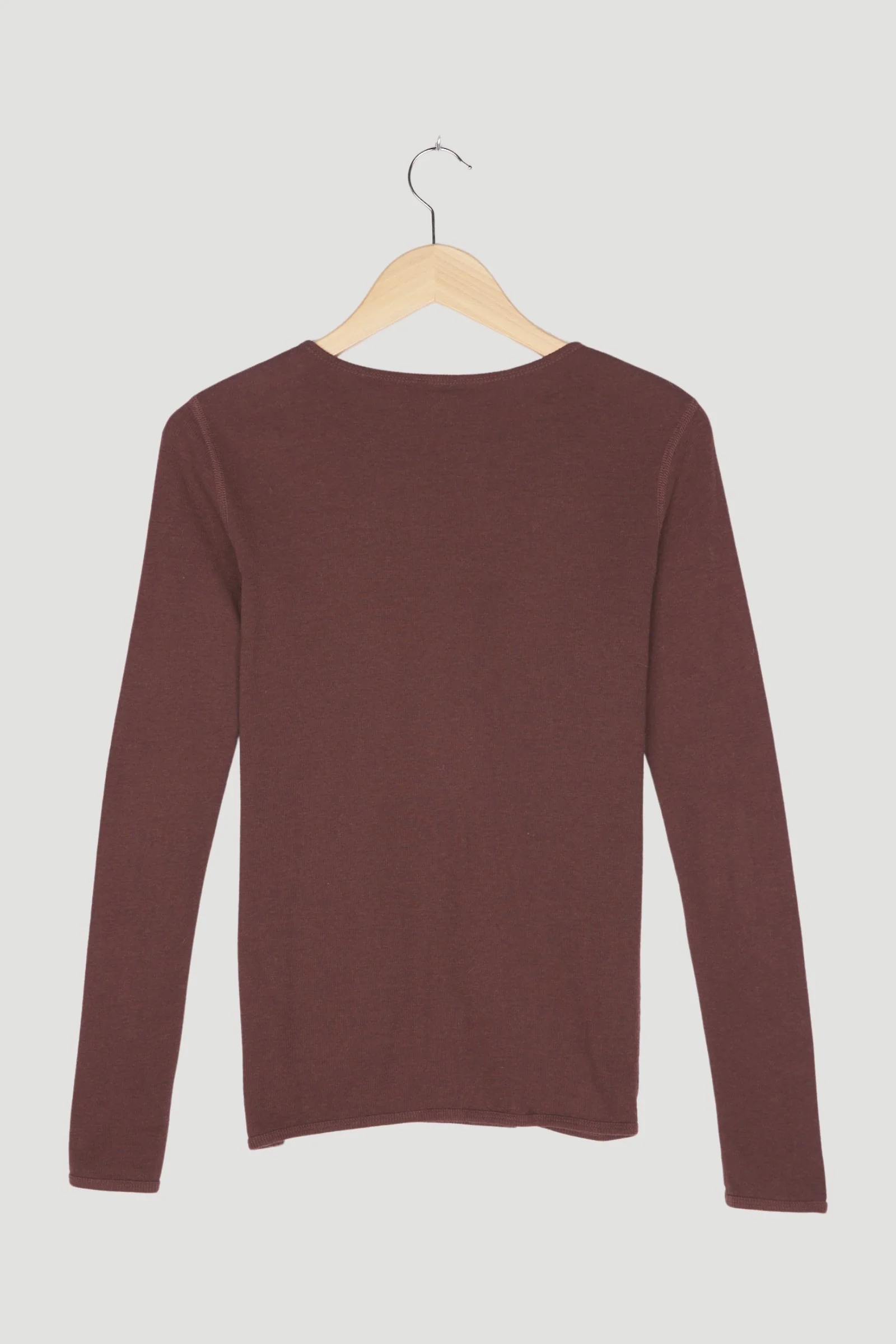 Secondhand Langarmshirt aus Bio-Baumwolle mit Schurwolle - Image 5