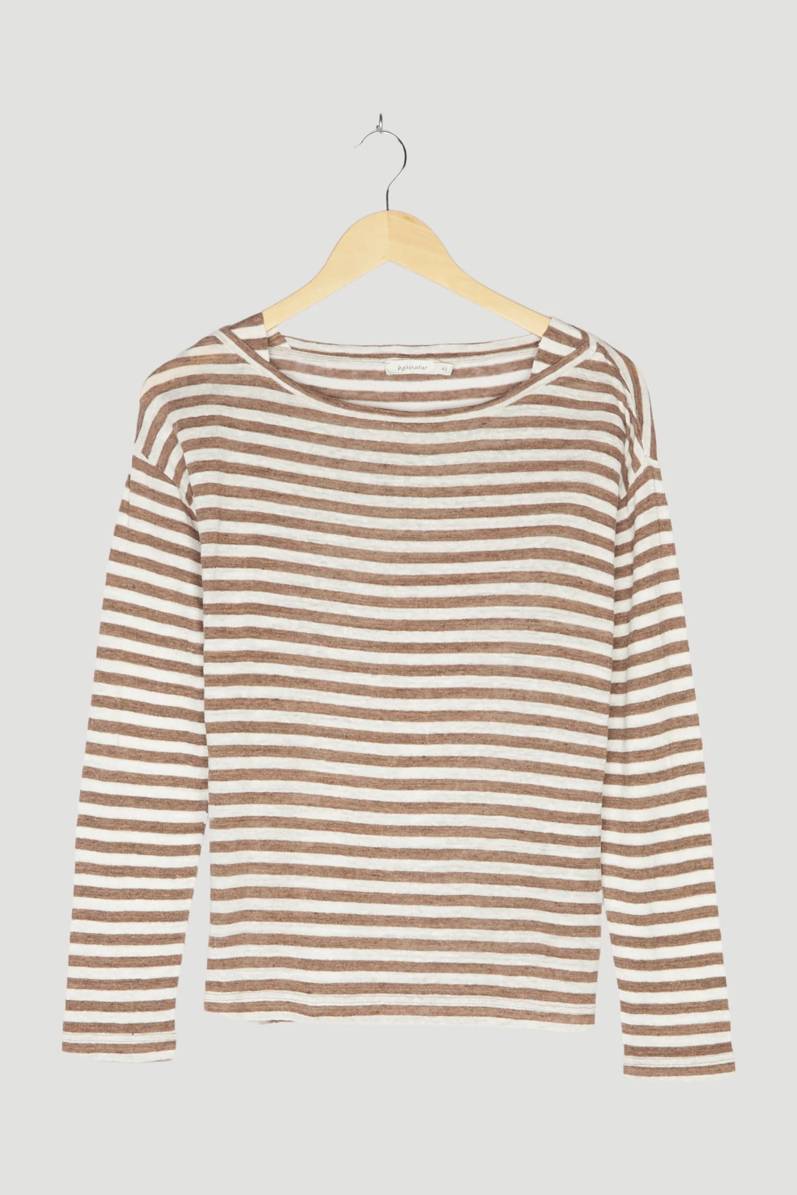 Secondhand Langarmshirt aus reinem Leinen - Image 4