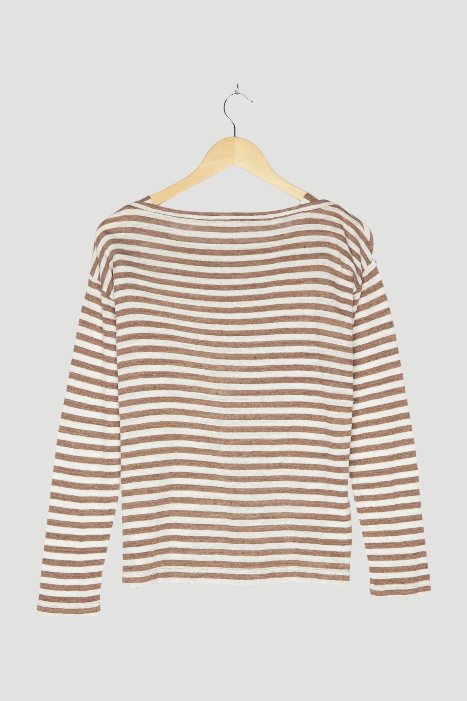Secondhand Langarmshirt aus reinem Leinen - Image 5