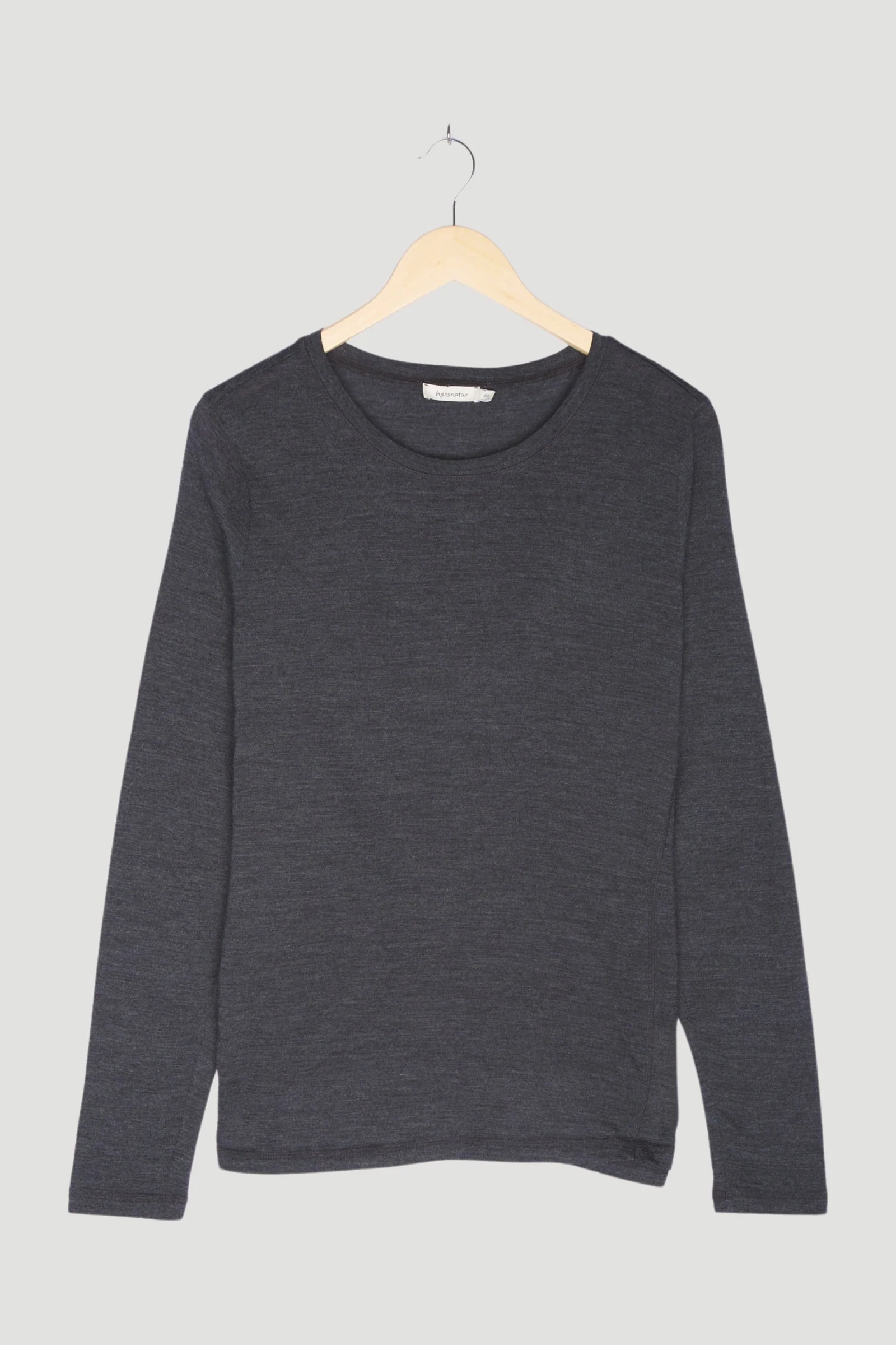 Secondhand Langarmshirt aus reiner Bio-Merinowolle