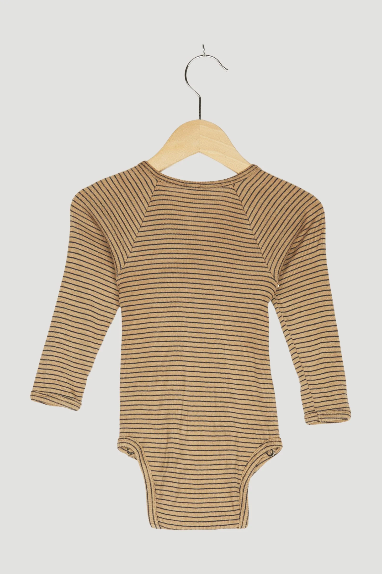 Secondhand Langarmwickelbody aus Bio-Merinowolle und Seide - Image 5