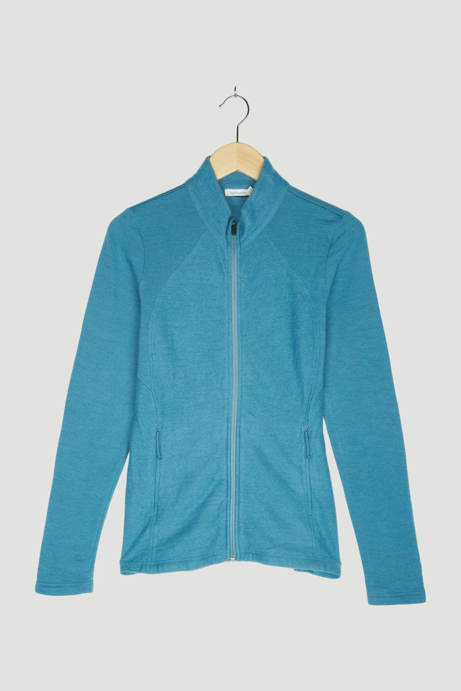 Secondhand Leichte Wollfleece-Jacke aus reiner Bio-Merinowolle
