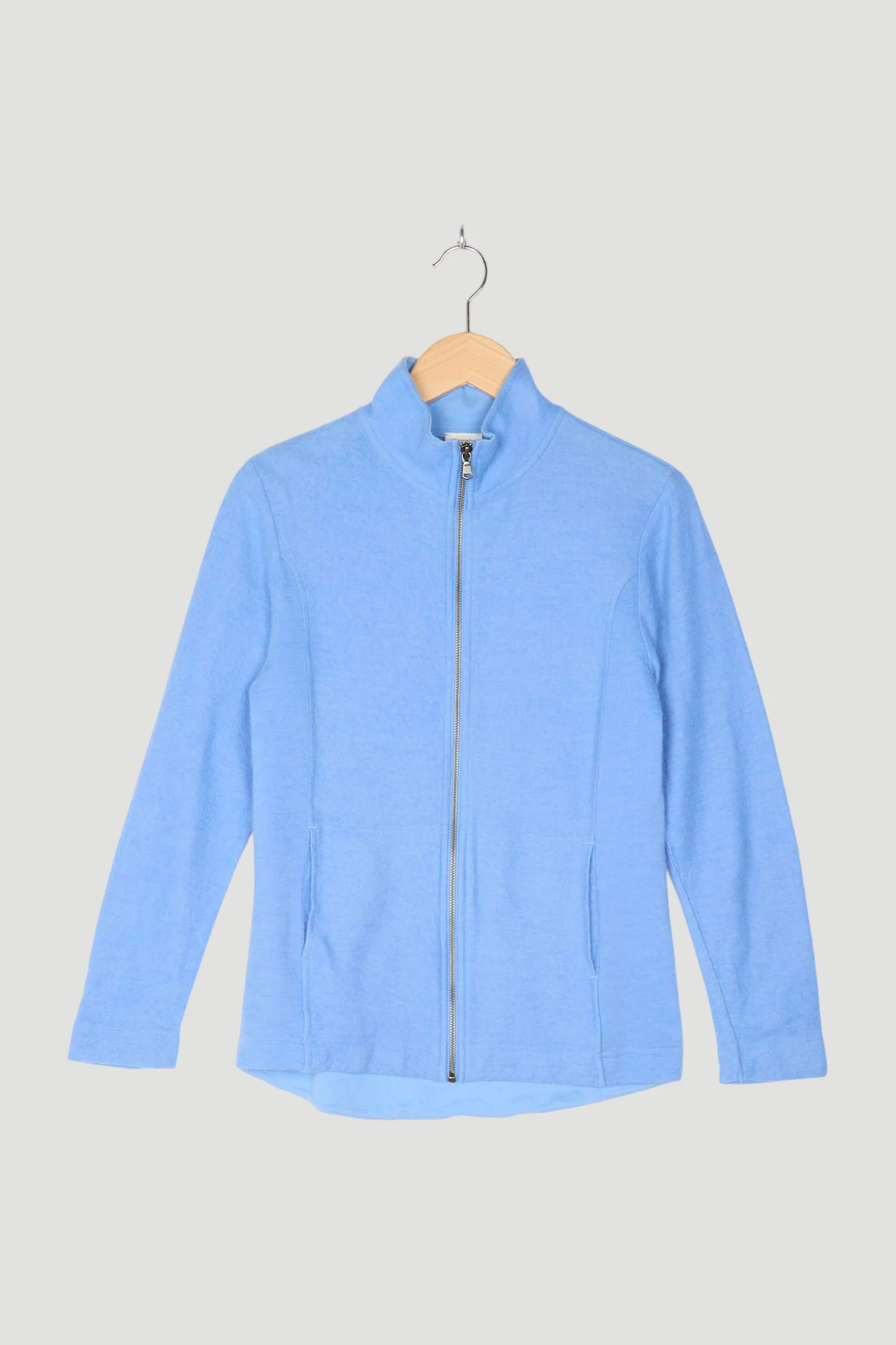 Secondhand Leichte Wollsweatjacke aus reiner Bio-Merinowolle