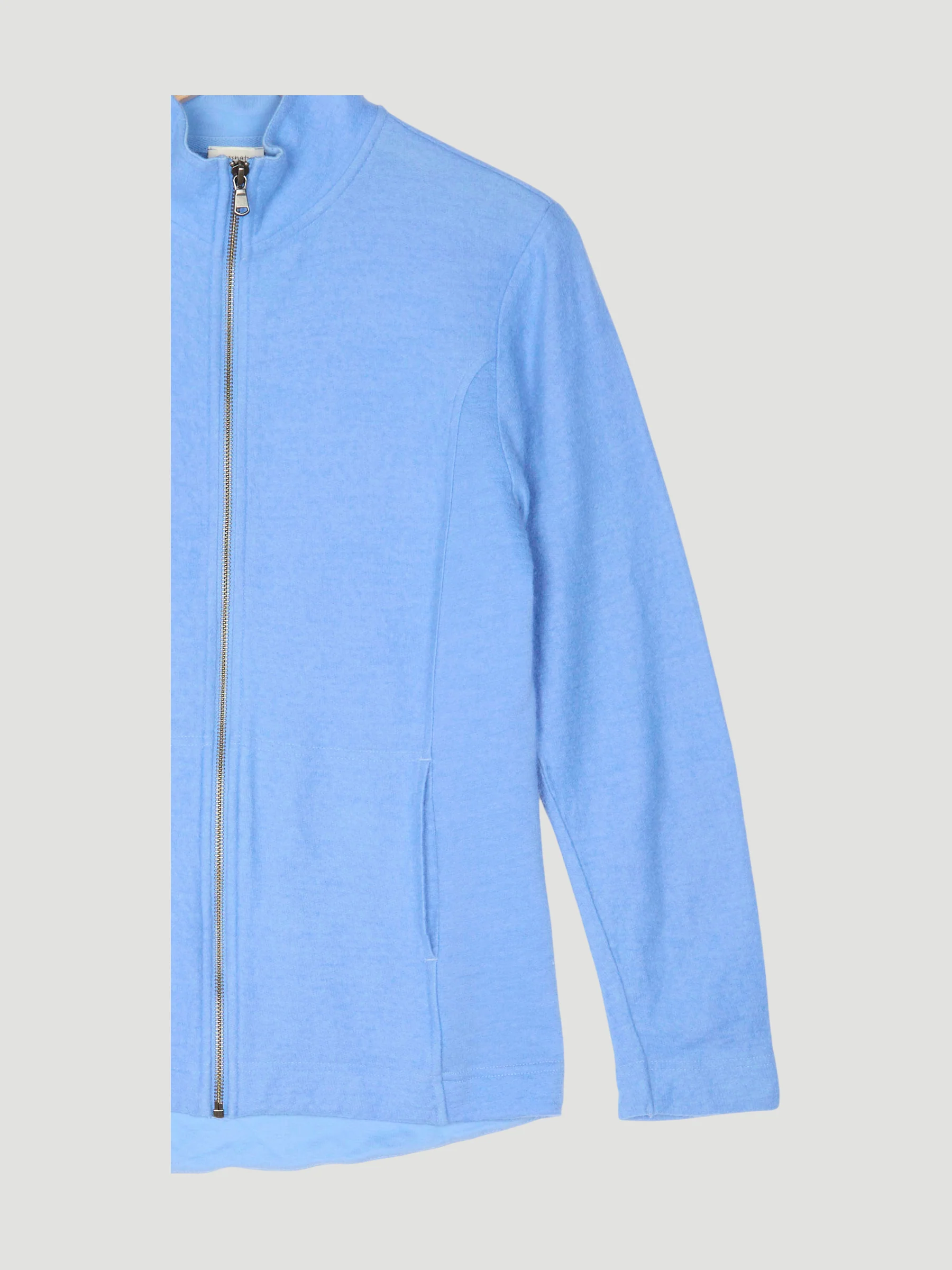 Secondhand Leichte Wollsweatjacke aus reiner Bio-Merinowolle - Image 3